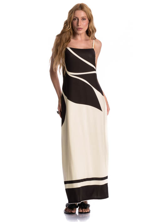 Vestido De Alcinha Ibiza Branco - Imagem 1