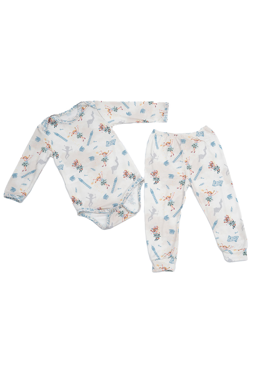 Conjunto Baby Sininho Branco - Imagem 1