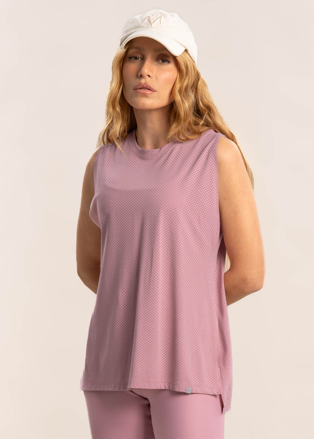 Regata Feminina Air Dry Orchid Rosa - Imagem 1