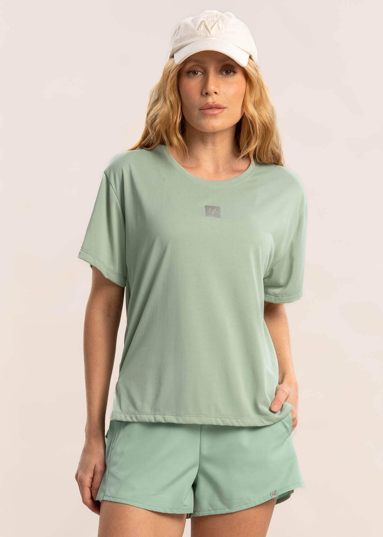 Camiseta Light Comfy Harmony Verde - Imagem 1