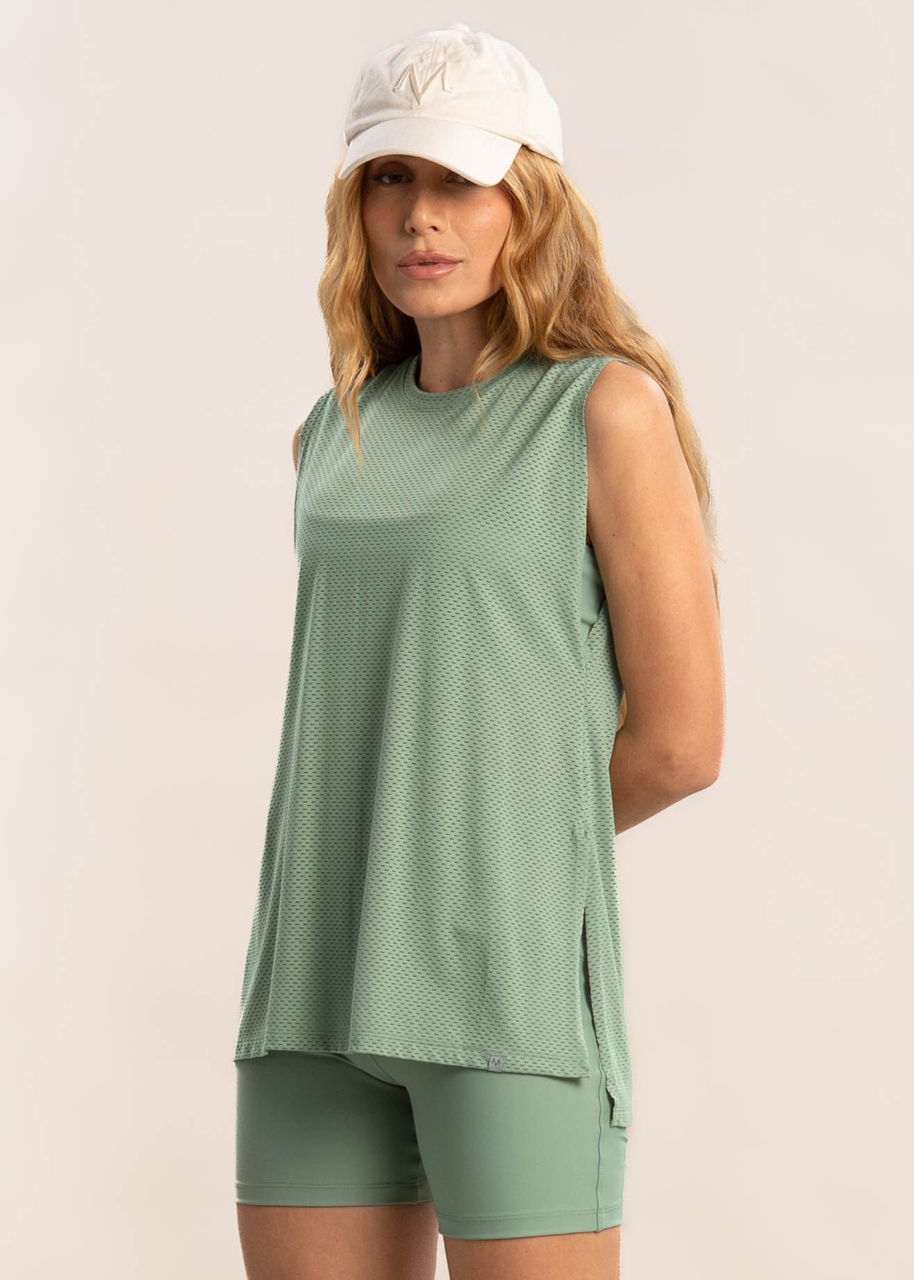 Regata Feminina Air Dry Dynamic Verde - Imagem 1