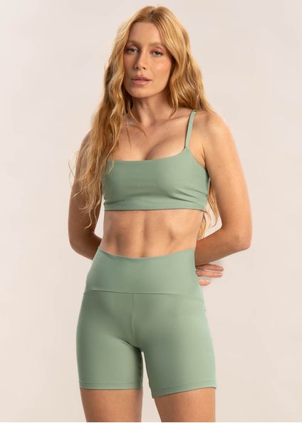 Shorts Médio Perfect Shape Dynamic Verde - Imagem 1