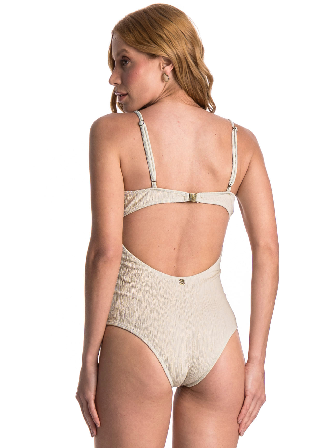 Maiô Com Argola Dunas Bege - Imagem 2