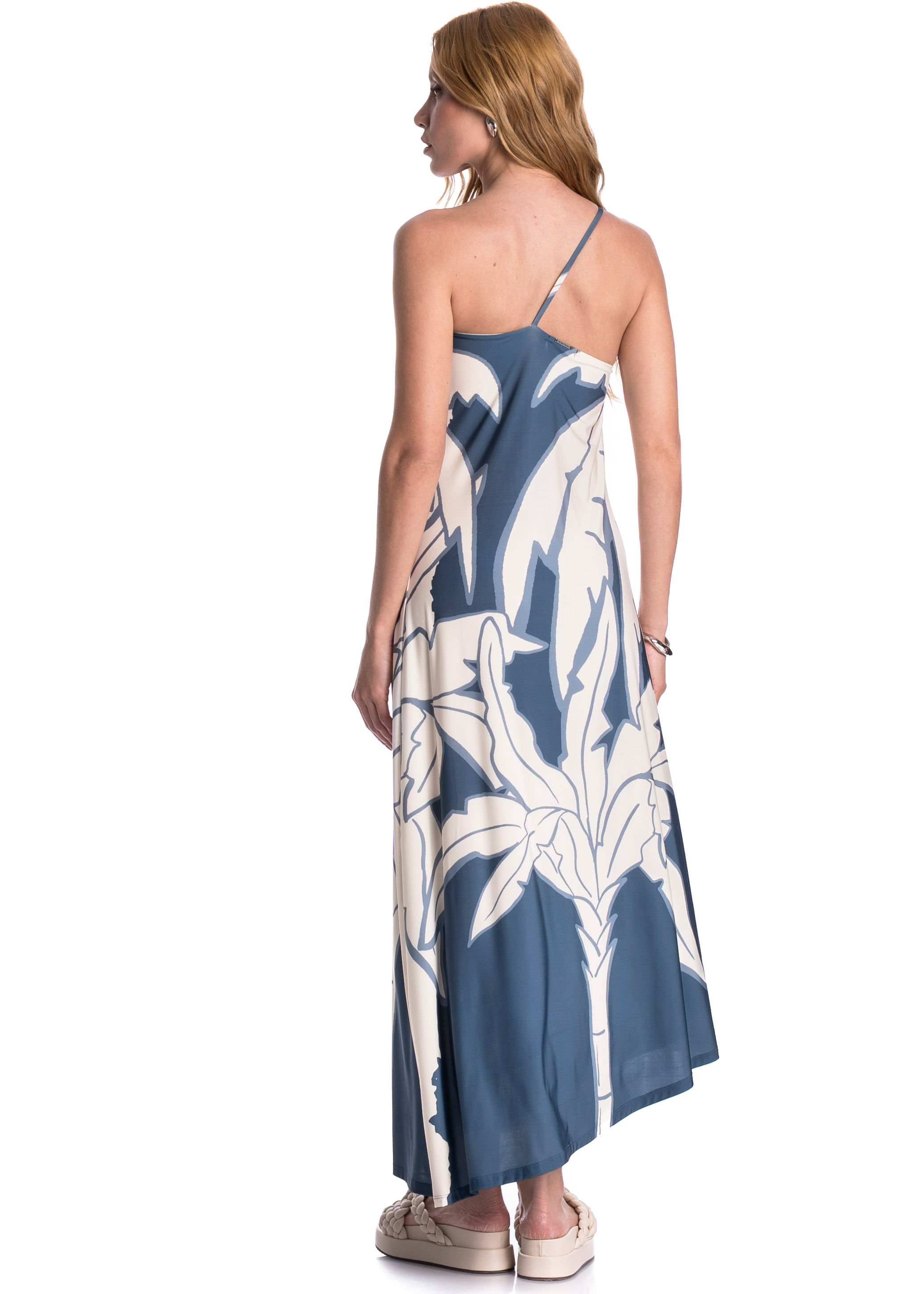 Vestido Assimétrico Maré Azul-2 - Imagem 2