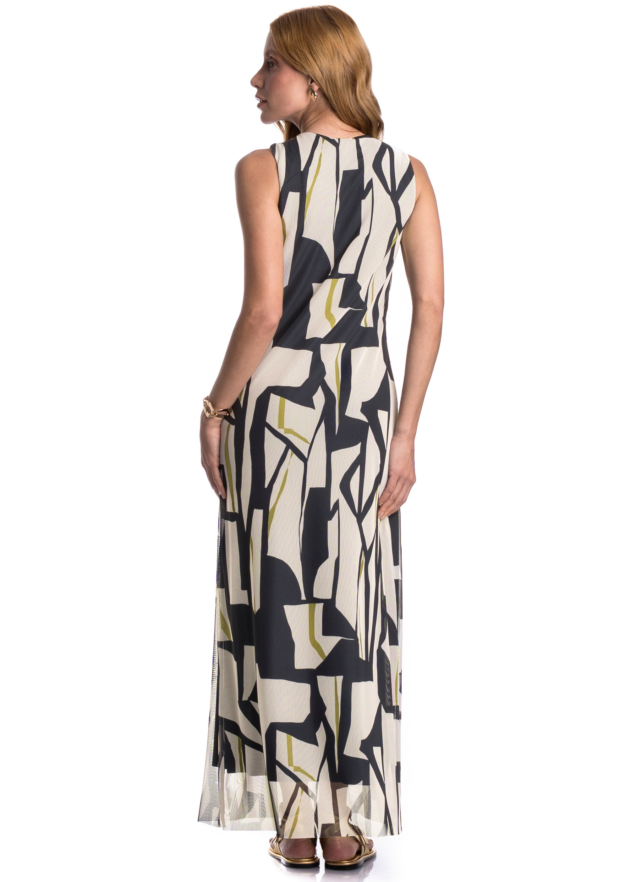 Vestido Regata De Tule Azurim Azul-marinho - Imagem 2