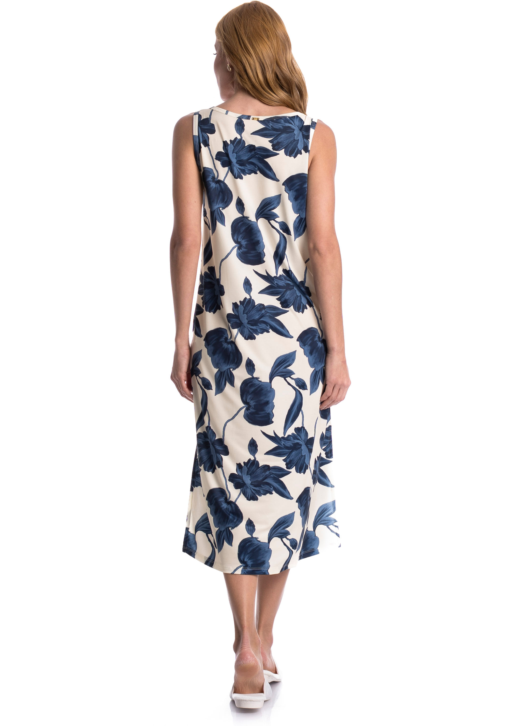 Vestido Midi Regata Verano Azul-marinho - Imagem 2