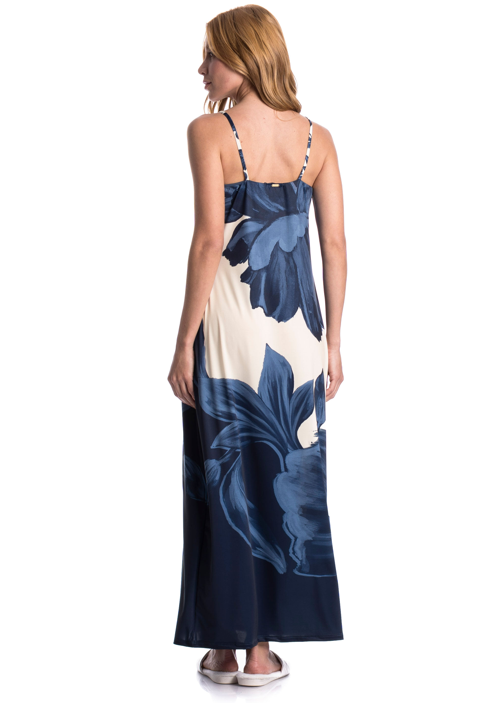 Vestido Longo Verano Azul-marinho - Imagem 2