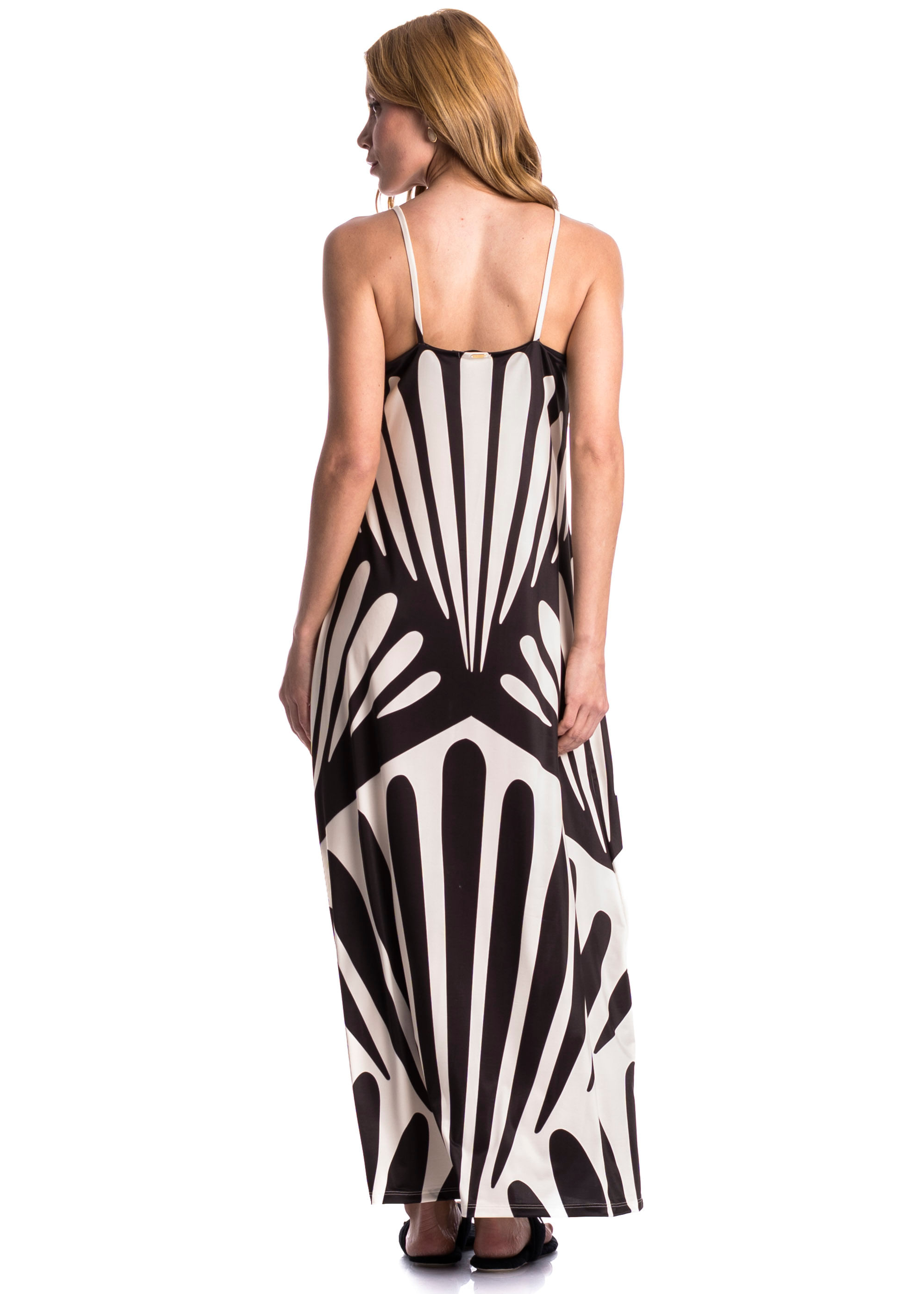 Vestido Longo Verano Preto - Imagem 2