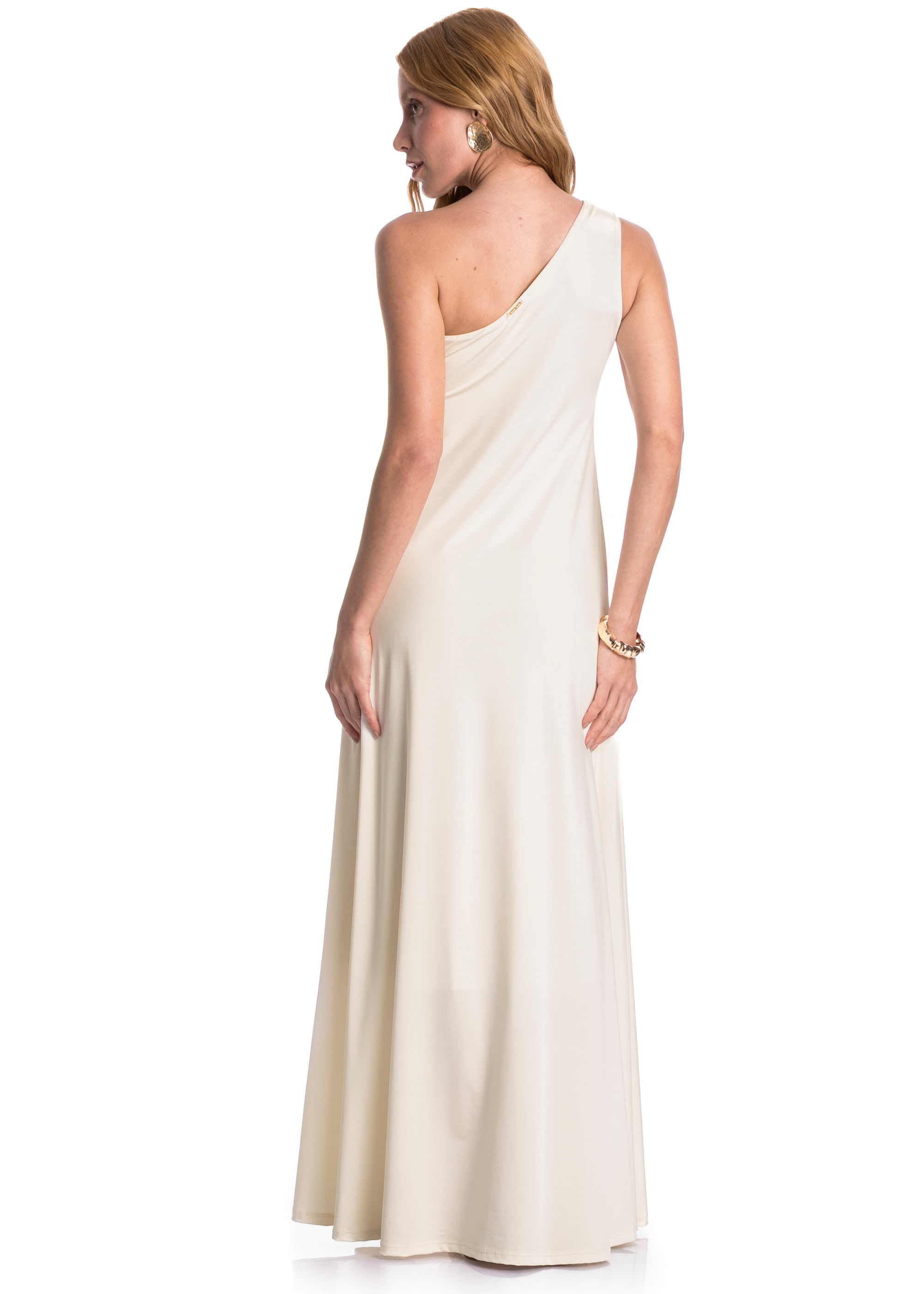 Vestido Assimétrico Riviera Branco - Imagem 2