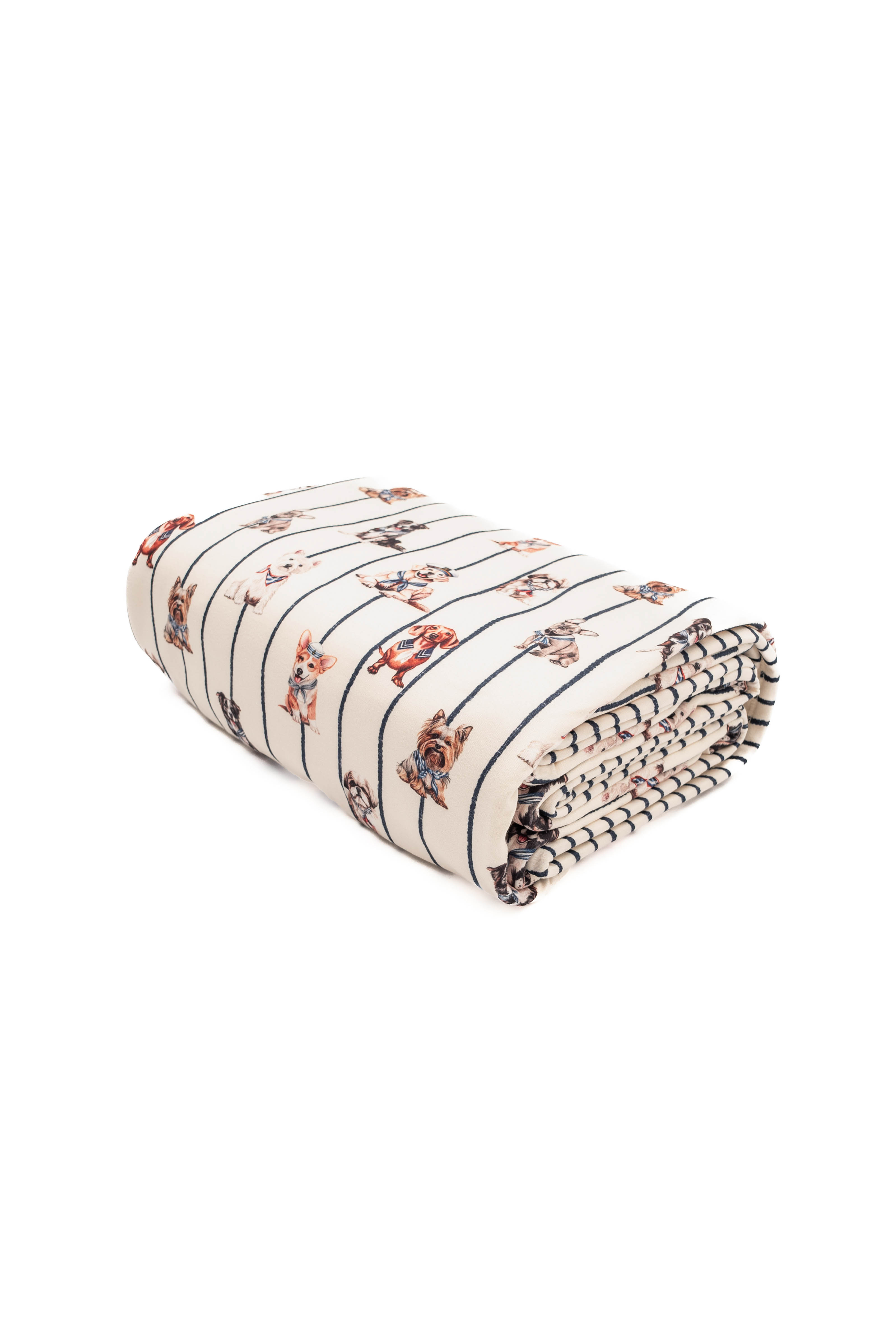 Manta Pet Sailor Dogs Azul-marinho - Imagem 1