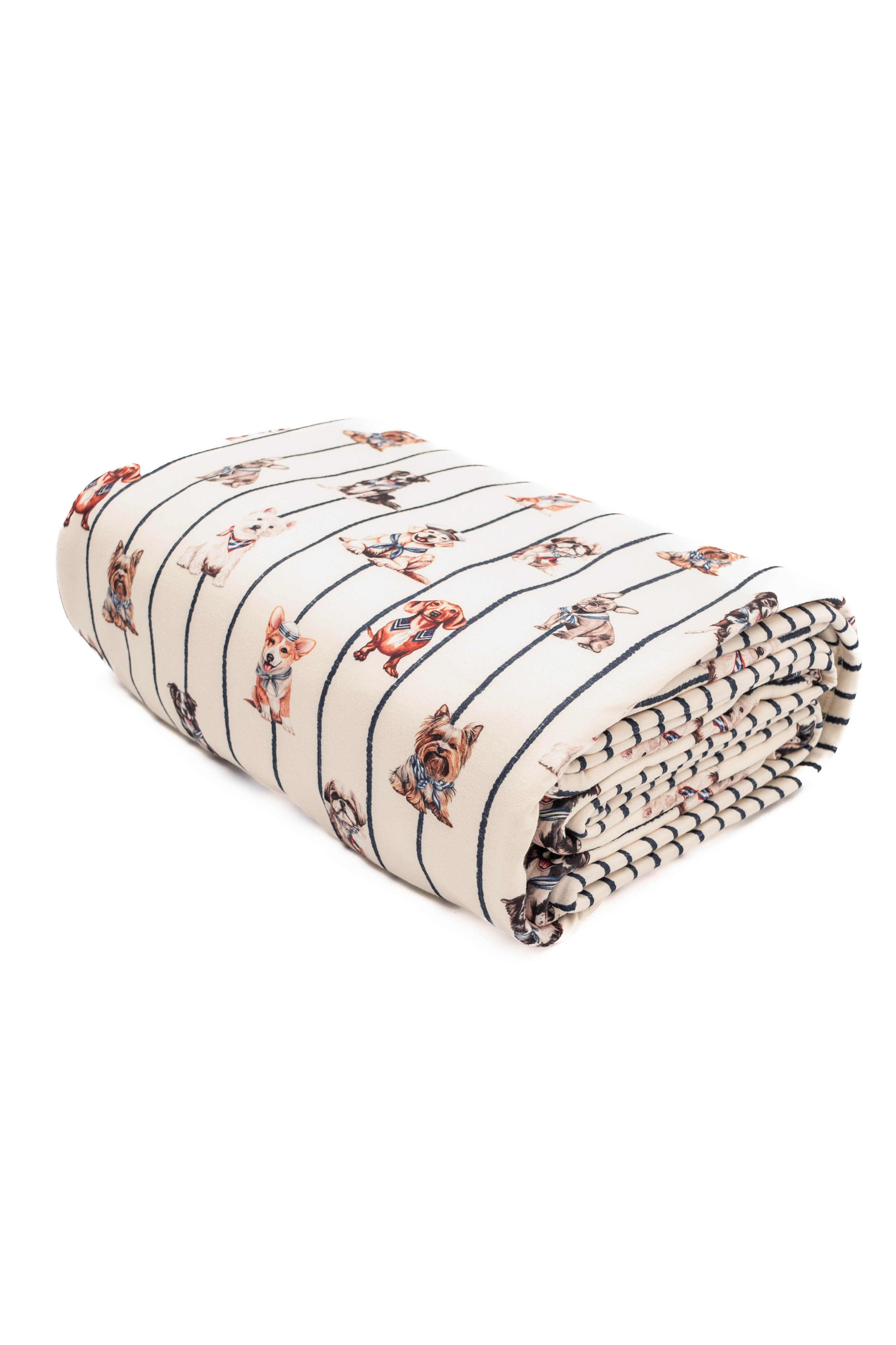 Manta Sailor Dogs Azul-marinho - Imagem 1