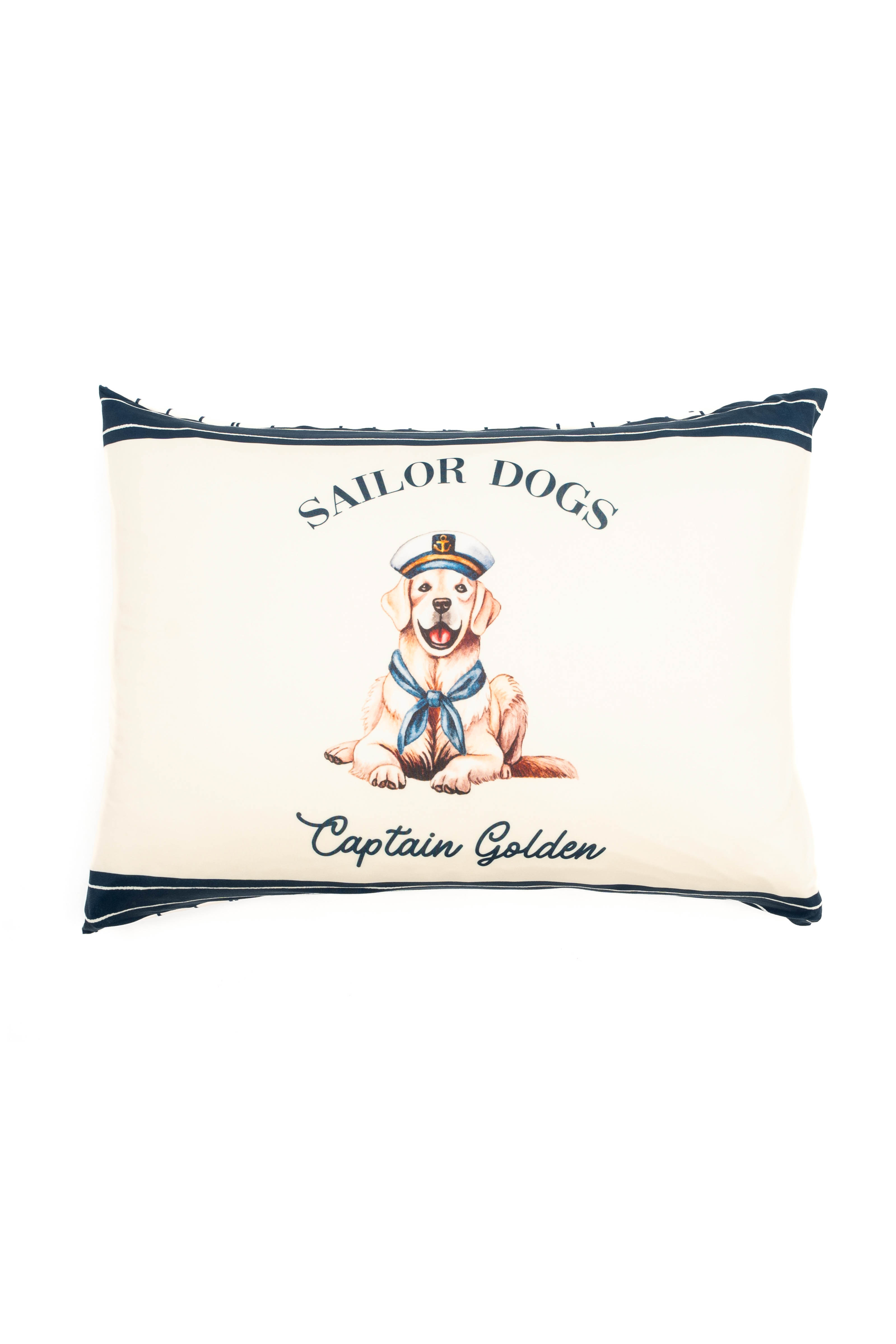 Kit Fronha Sailor Dogs Azul-marinho - Imagem 1