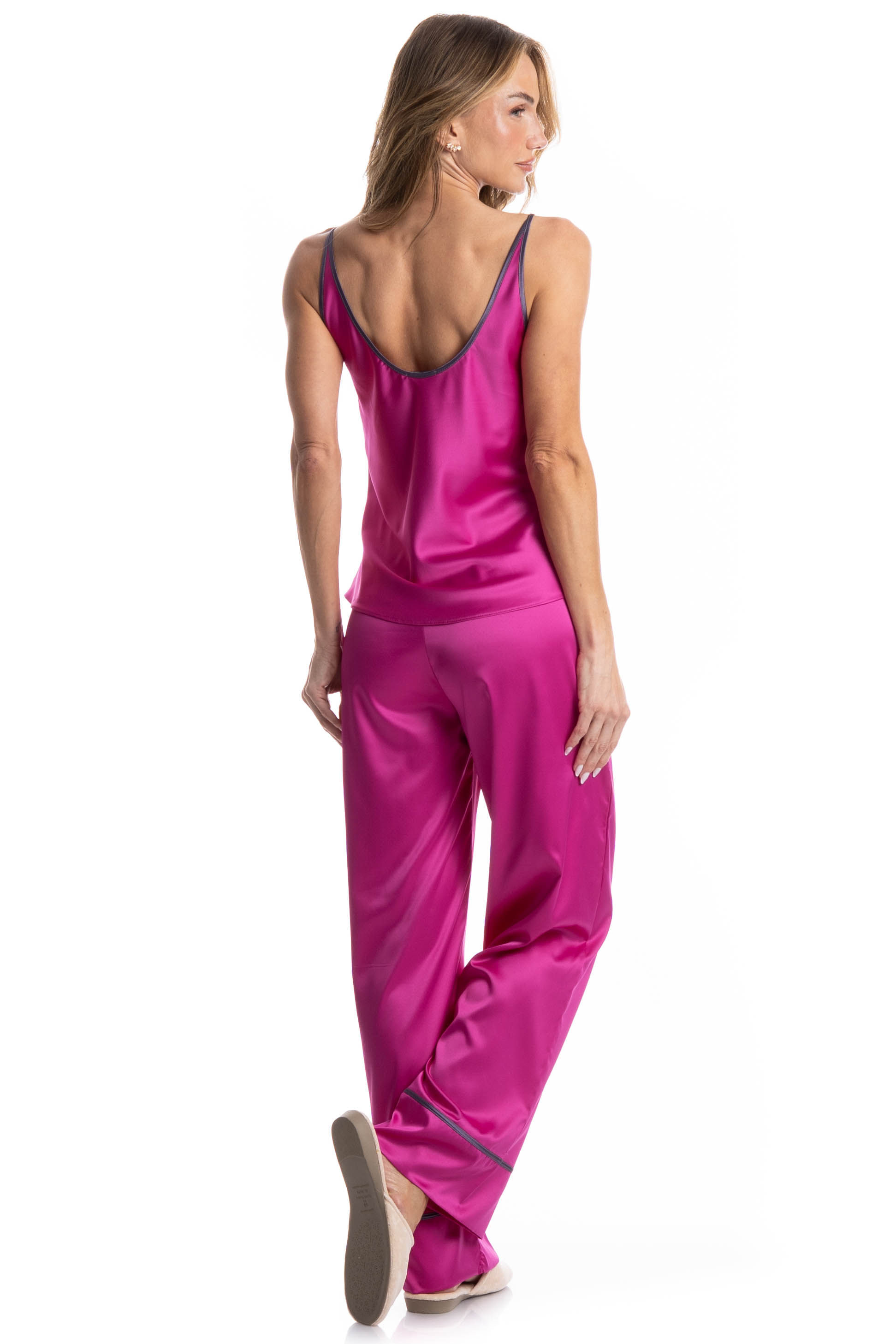 Pijama Longo Valentine Rosa-2 - Imagem 2