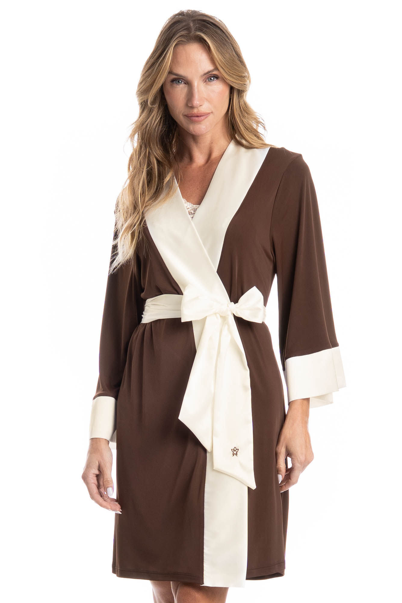 Robe Feminino Diana Marrom - Imagem 1