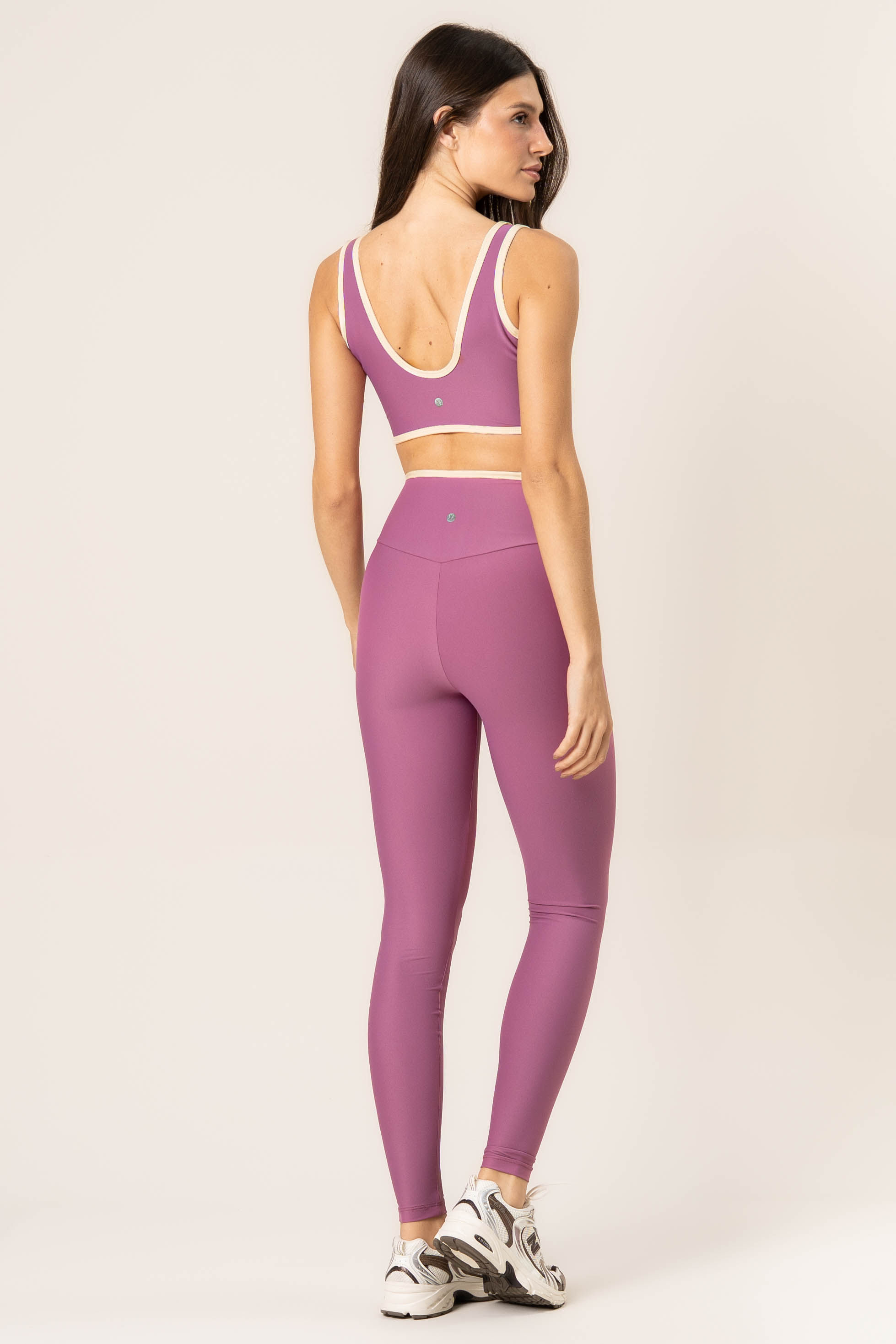 Calça Legging Wrap Shape Dark Rose Rosa-2 - Imagem 2