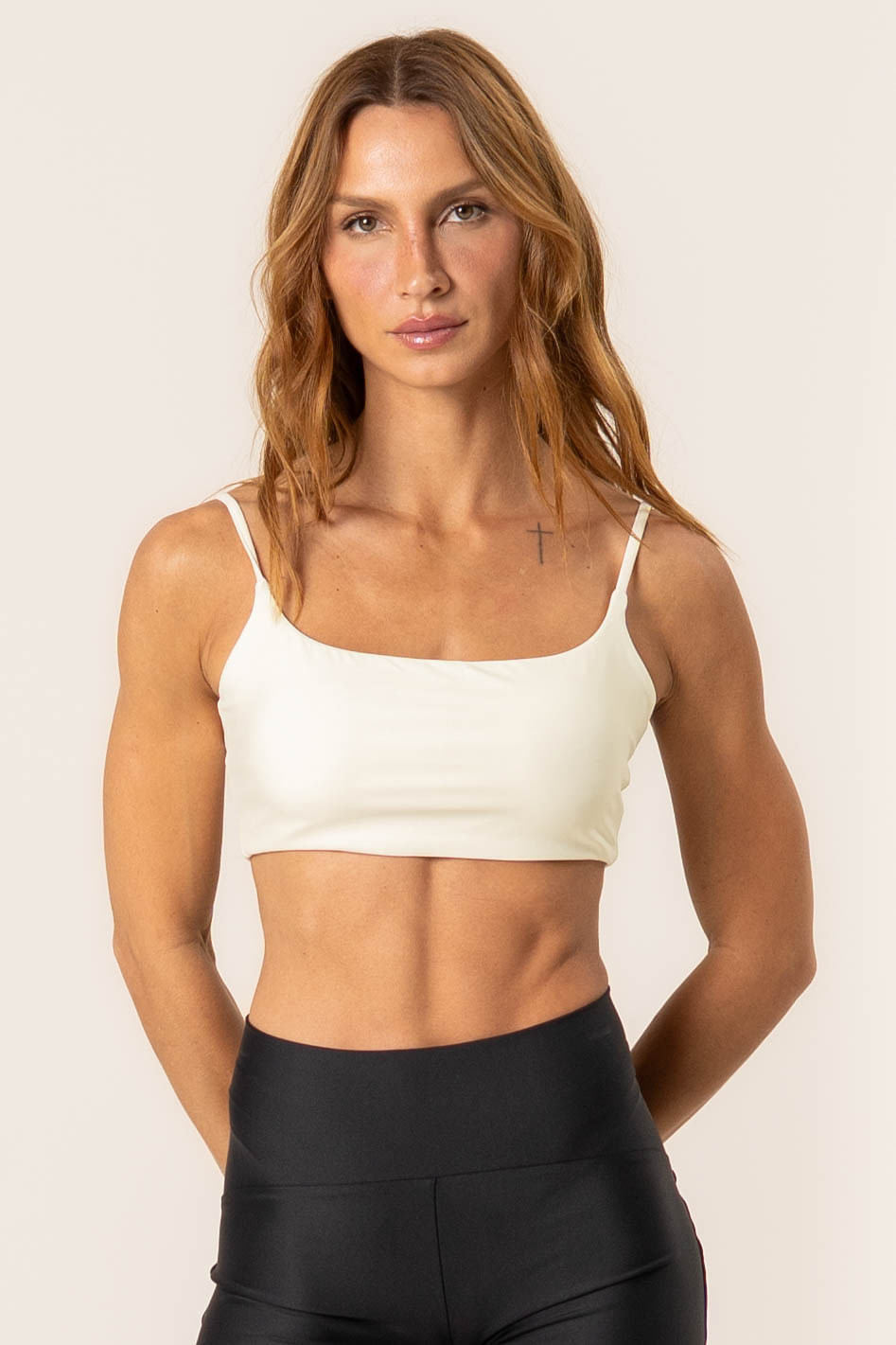 Top Alcinha Paralelo Cardio Branco - Imagem 1