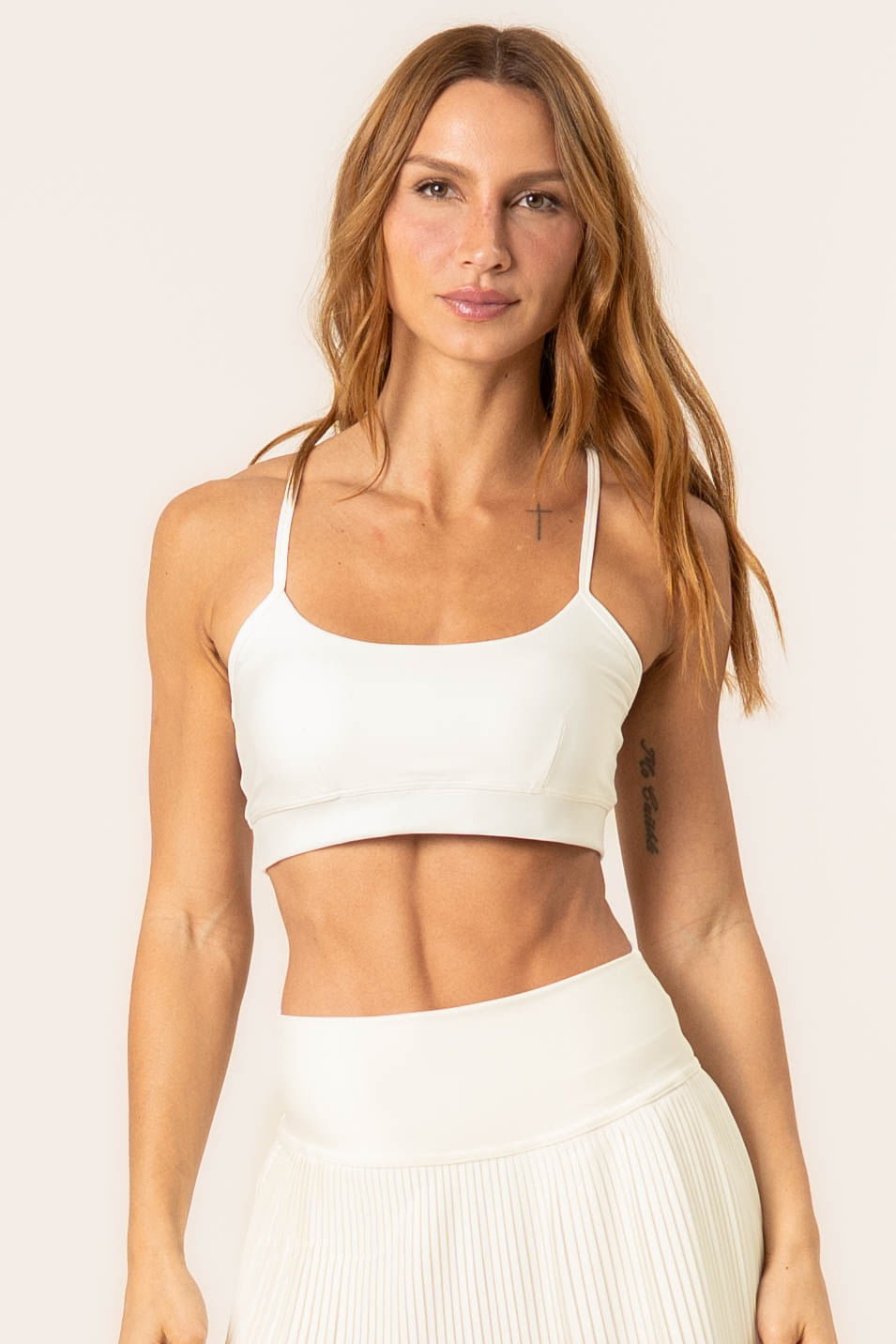 Top Nadador Alcinha Cardio Branco - Imagem 1