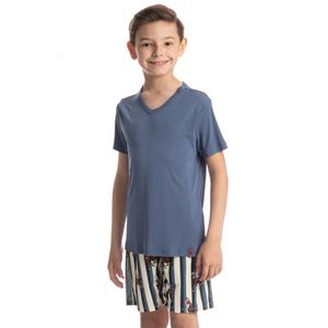 Pijama Infantil Masculino Curto Clóvis