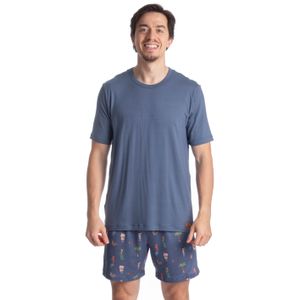 Pijama Masculino Curto Sítio Do Picapau Amarelo