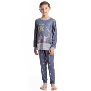 Pijama Masculino Infantil Longo Sítio Do Picapau Amarelo