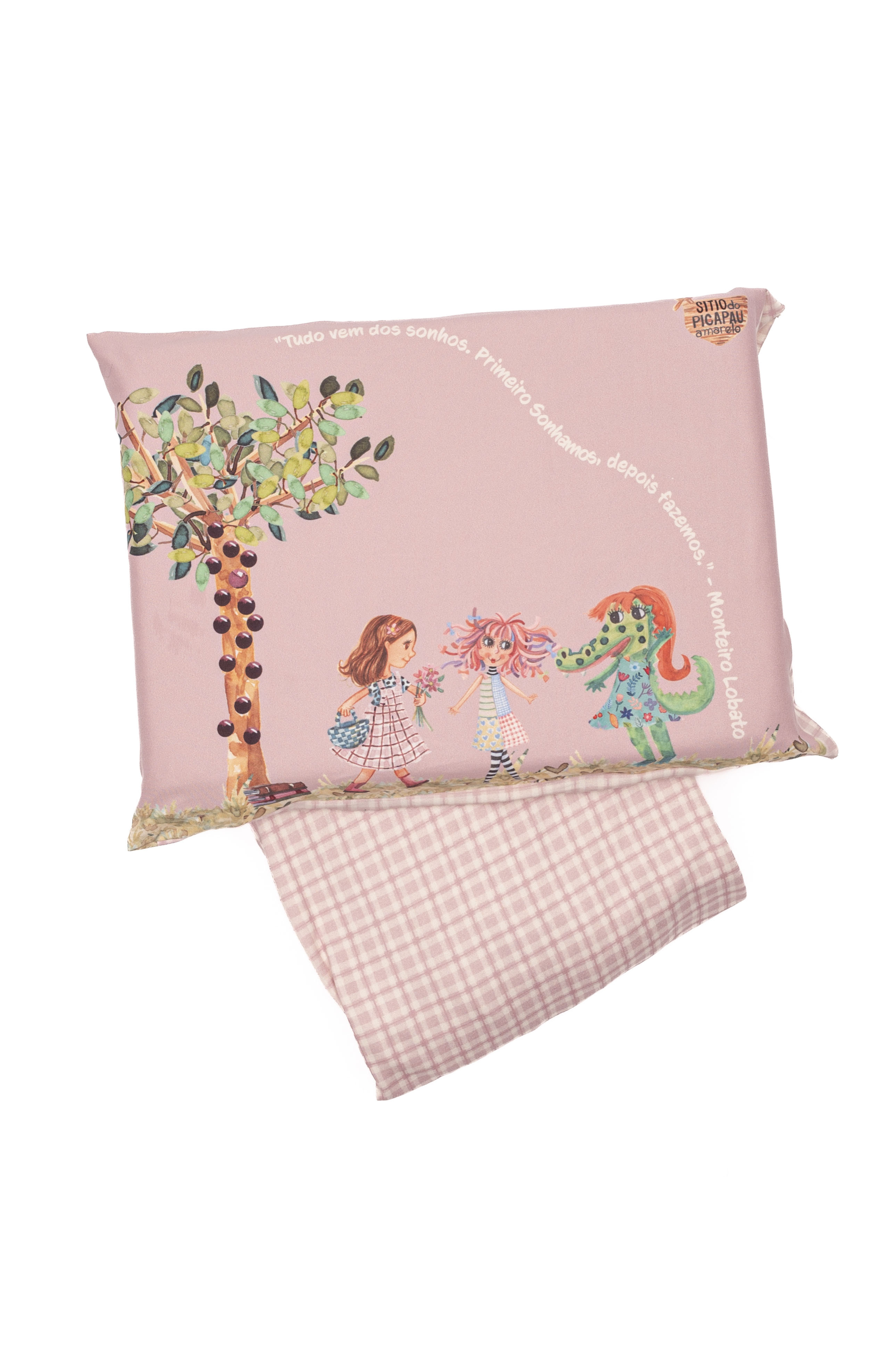 Jogo De Cama Feminino Baby Sítio Do Picapau Amarelo Rosa-3 - Imagem 1