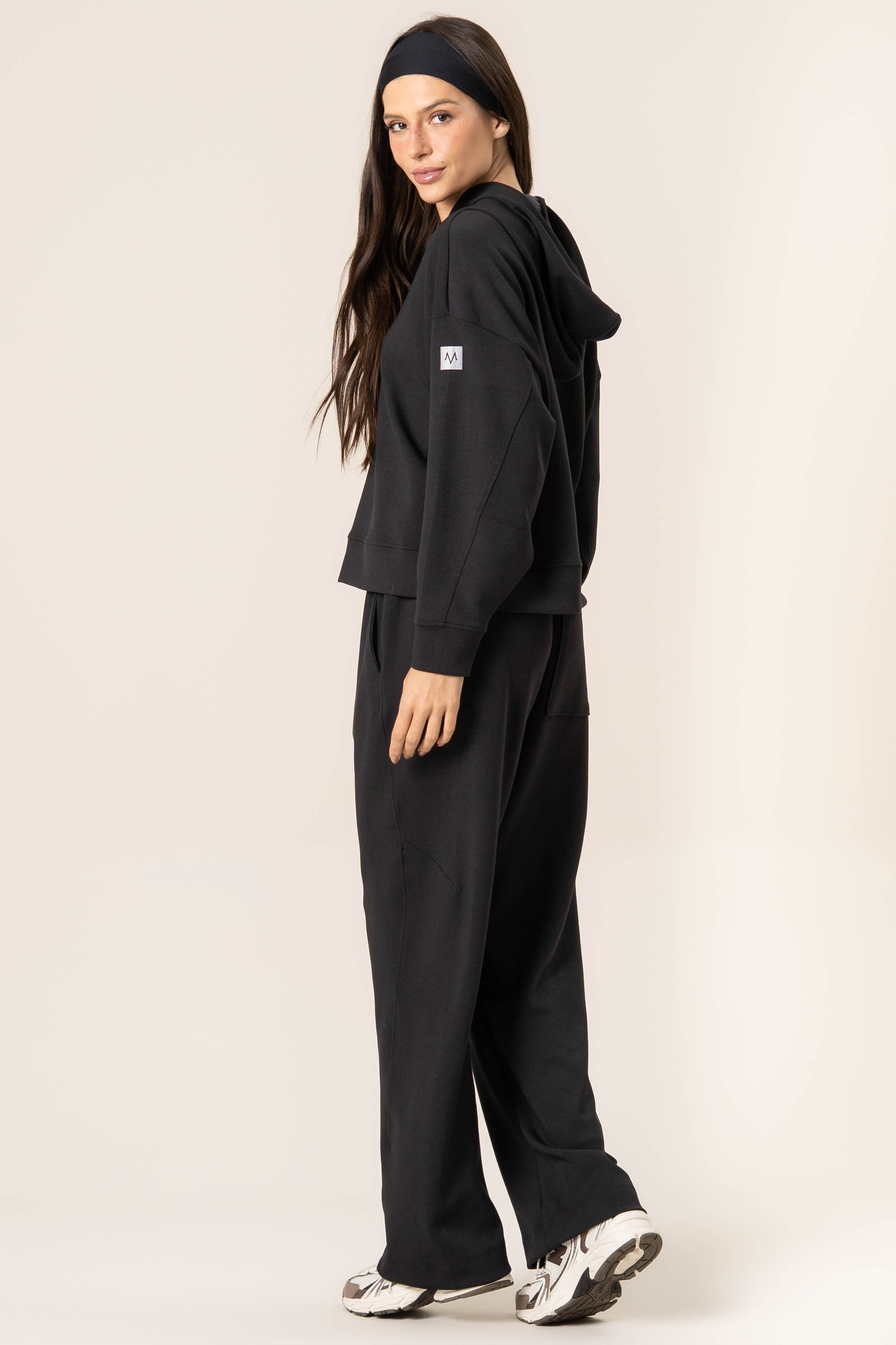Calça Com Bolso Reta Iconic Preto - Imagem 2