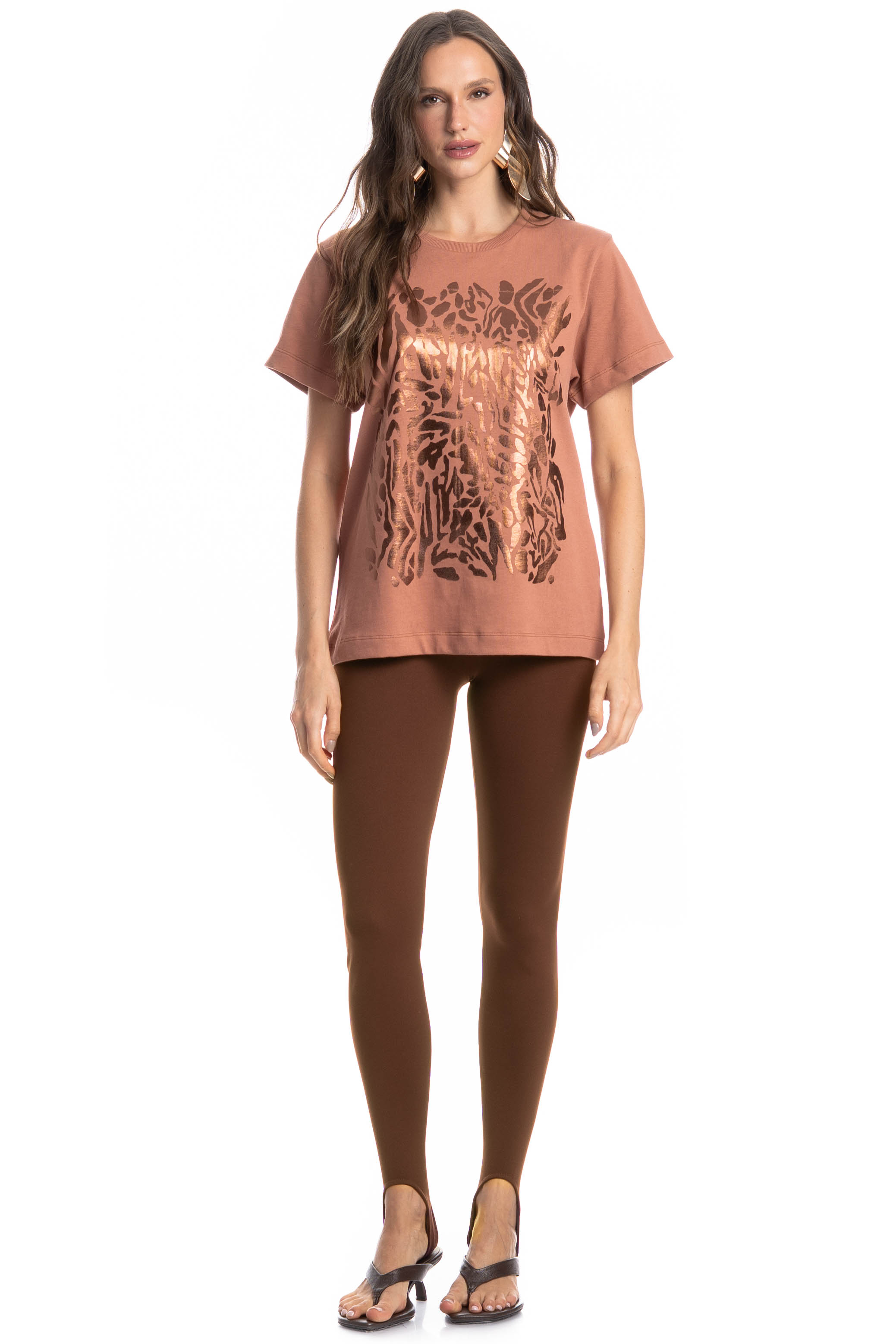Calça Fusô Daniela Marrom - Imagem 1