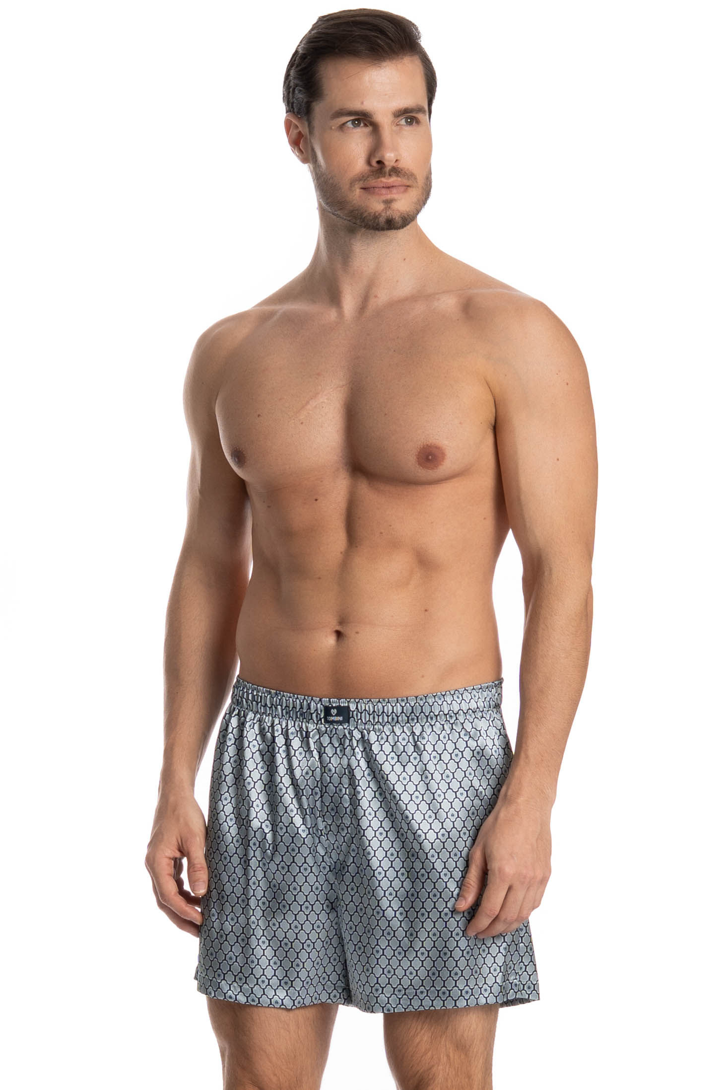 Boxer Masculina Enzo Azul-marinho - Imagem 1
