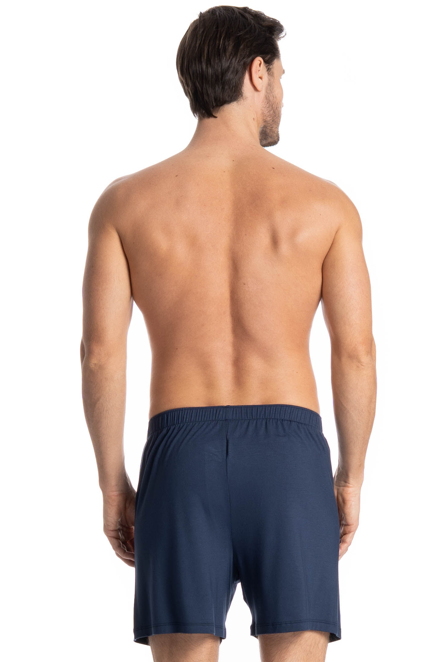 Boxer Masculina Visco Azul-marinho - Imagem 2