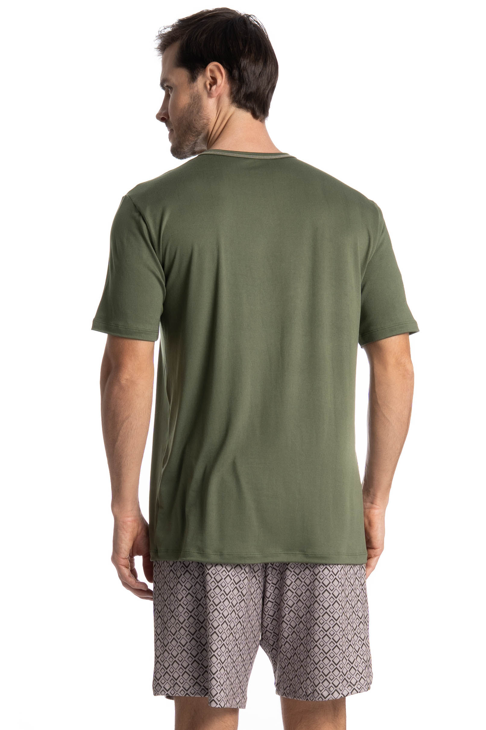 Pijama Masculino Curto Thomas Verde - Imagem 2