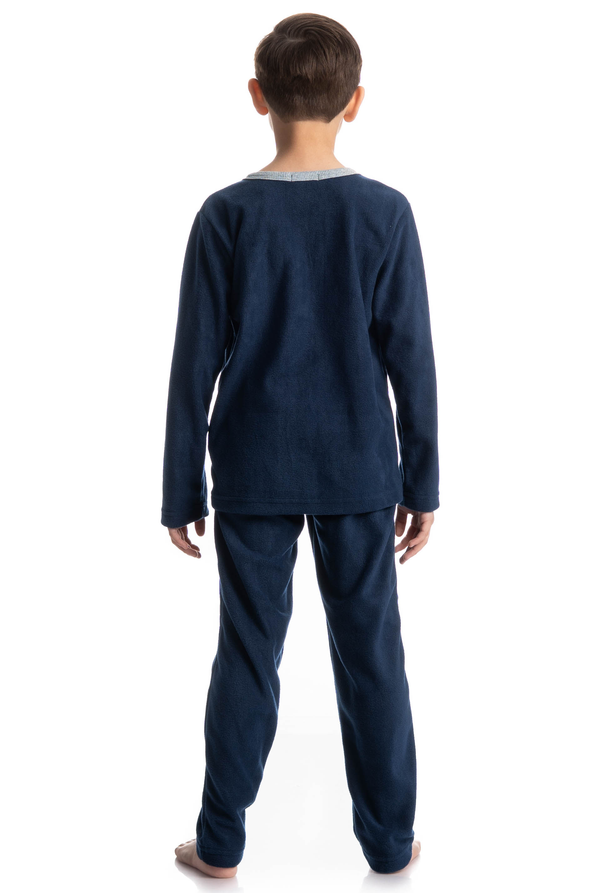 Pijama Infantil Masculino Davi Azul-marinho - Imagem 2
