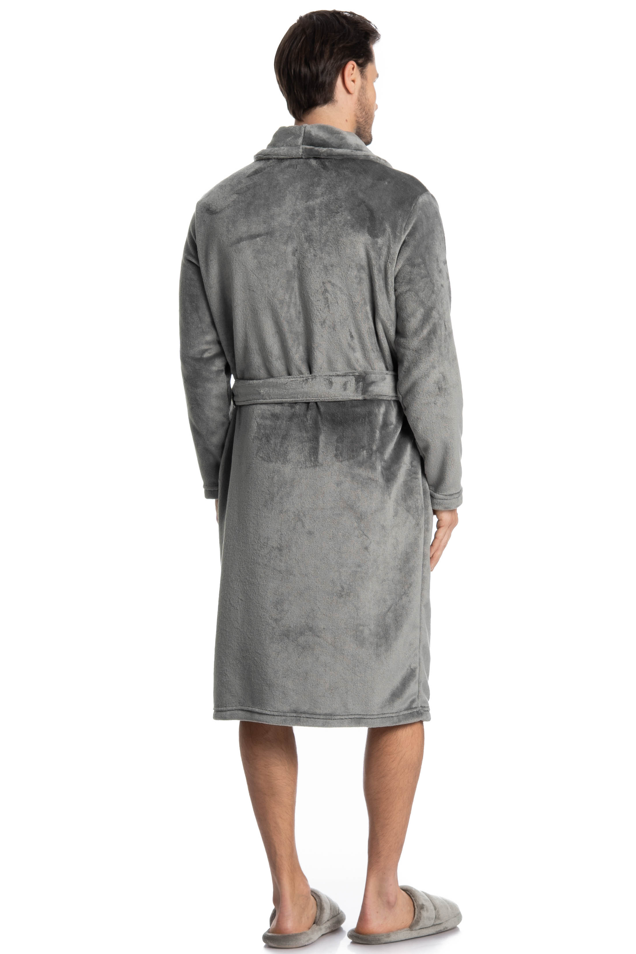 Robe Masculino Longo Léo Cinza - Imagem 2