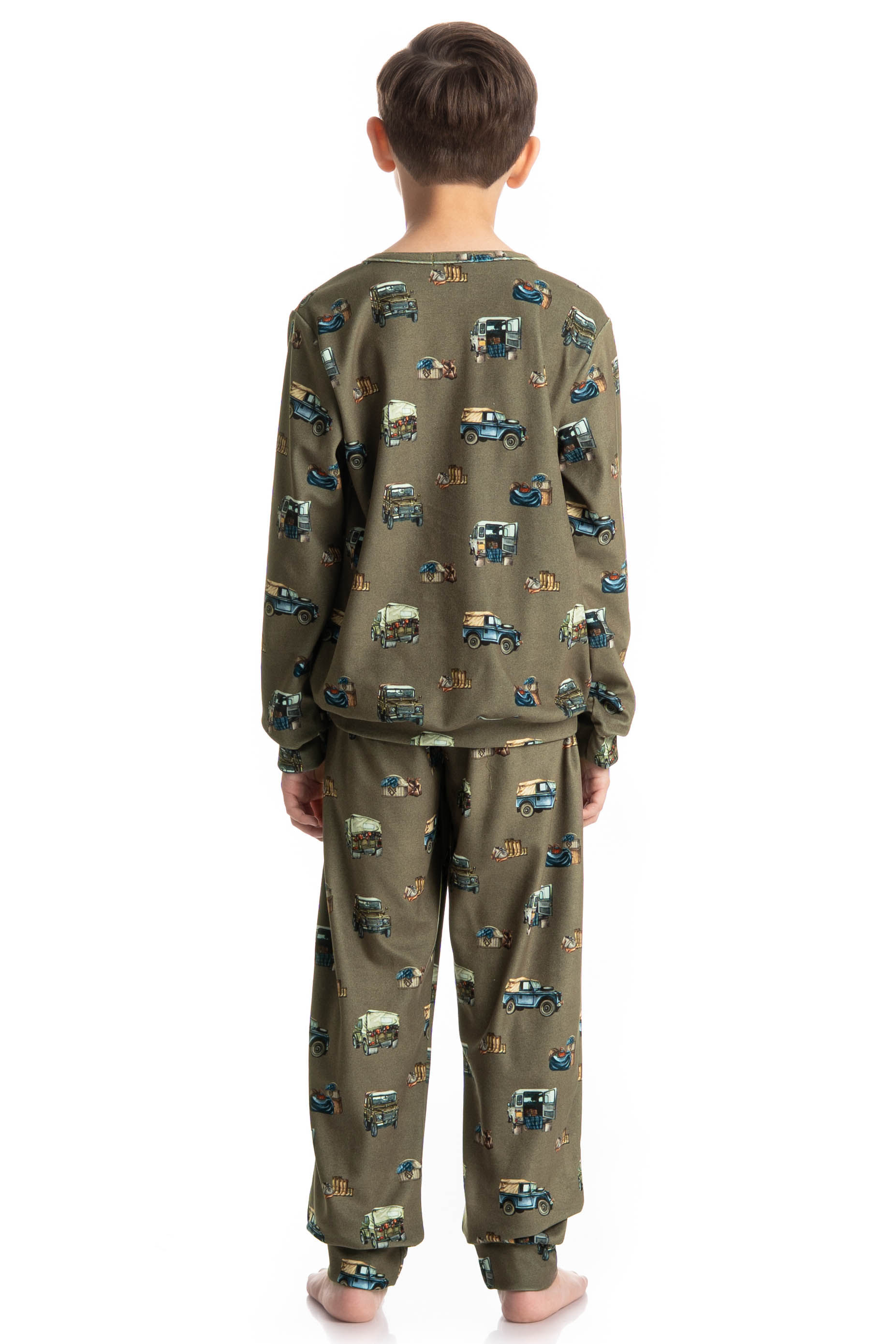 Pijama Infantil Longo Velvet Ride Verde - Imagem 2
