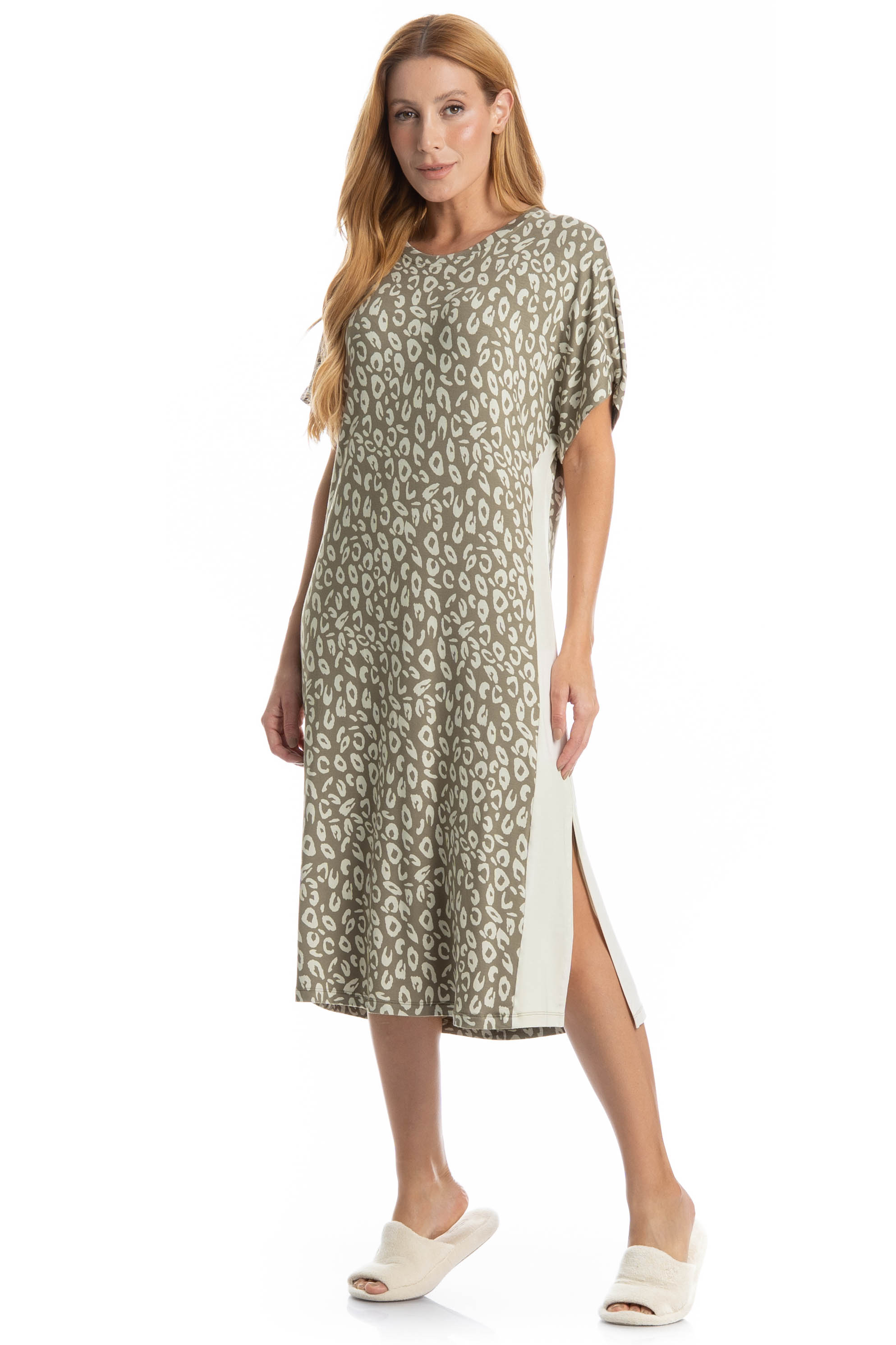 Camisão Feminino Midi Luana Verde - Imagem 1