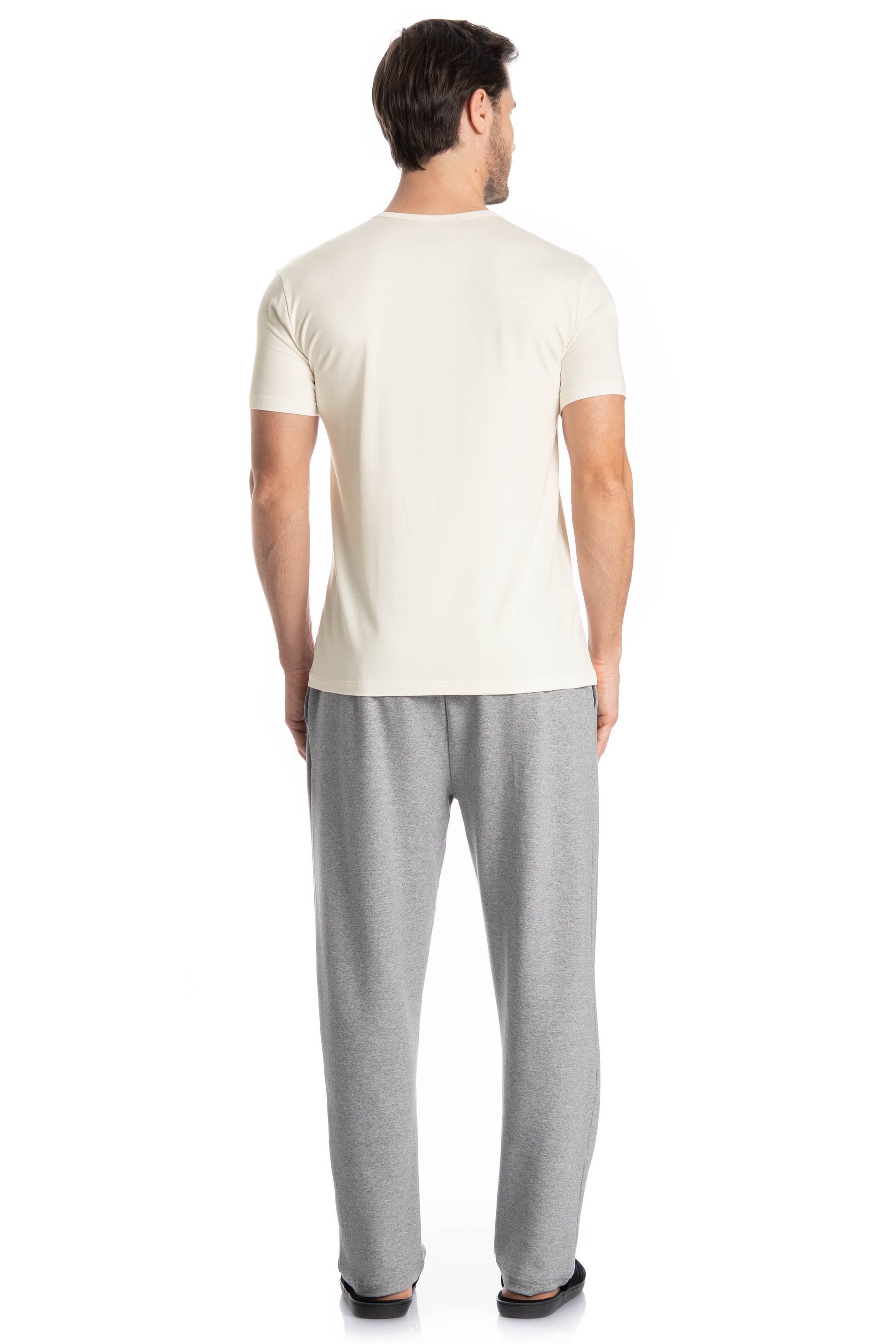 Calça Masculina Com Bolso Willian Cinza - Imagem 2