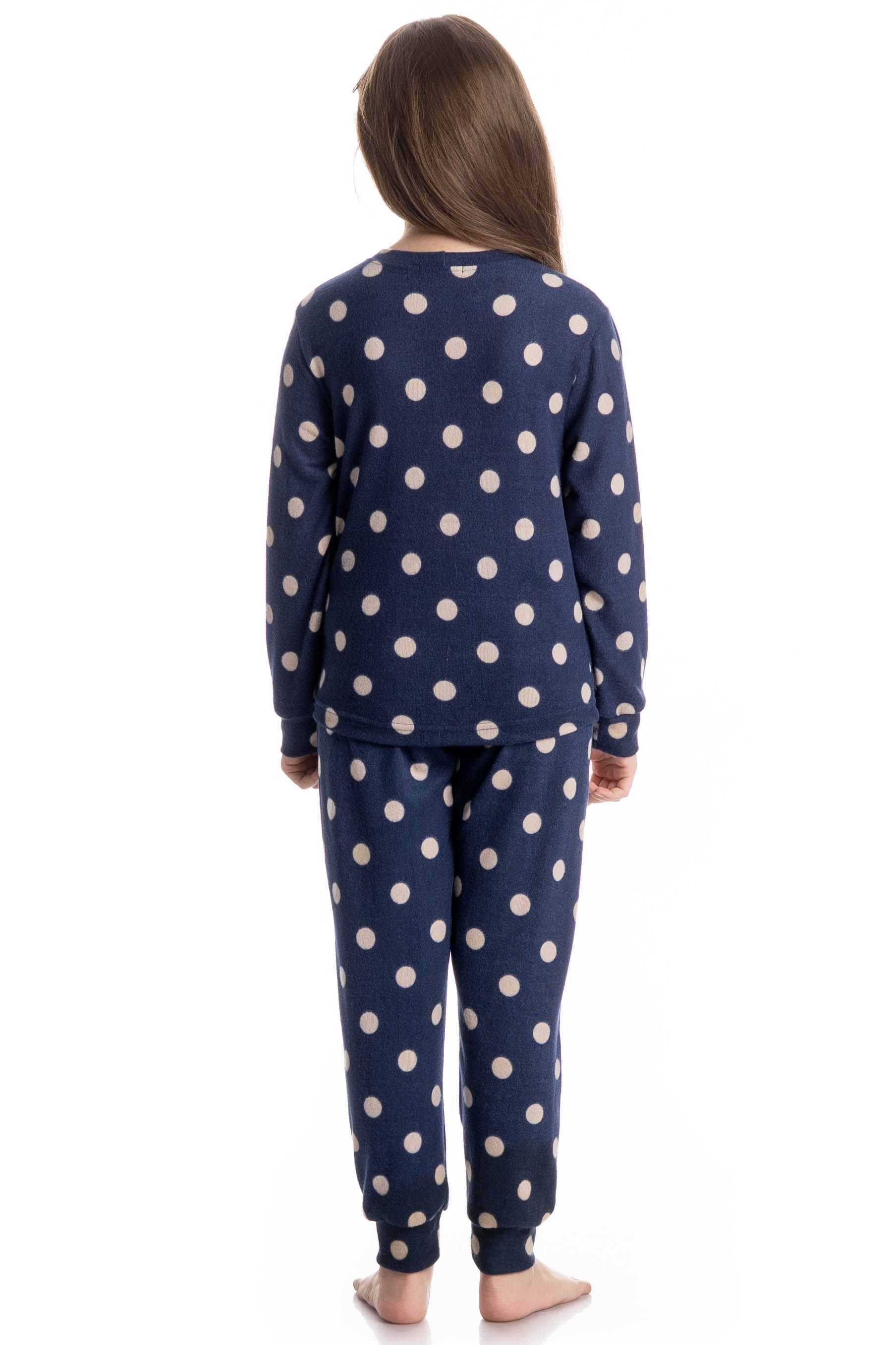 Pijama Infantil Longo Mel Azul-marinho - Imagem 2