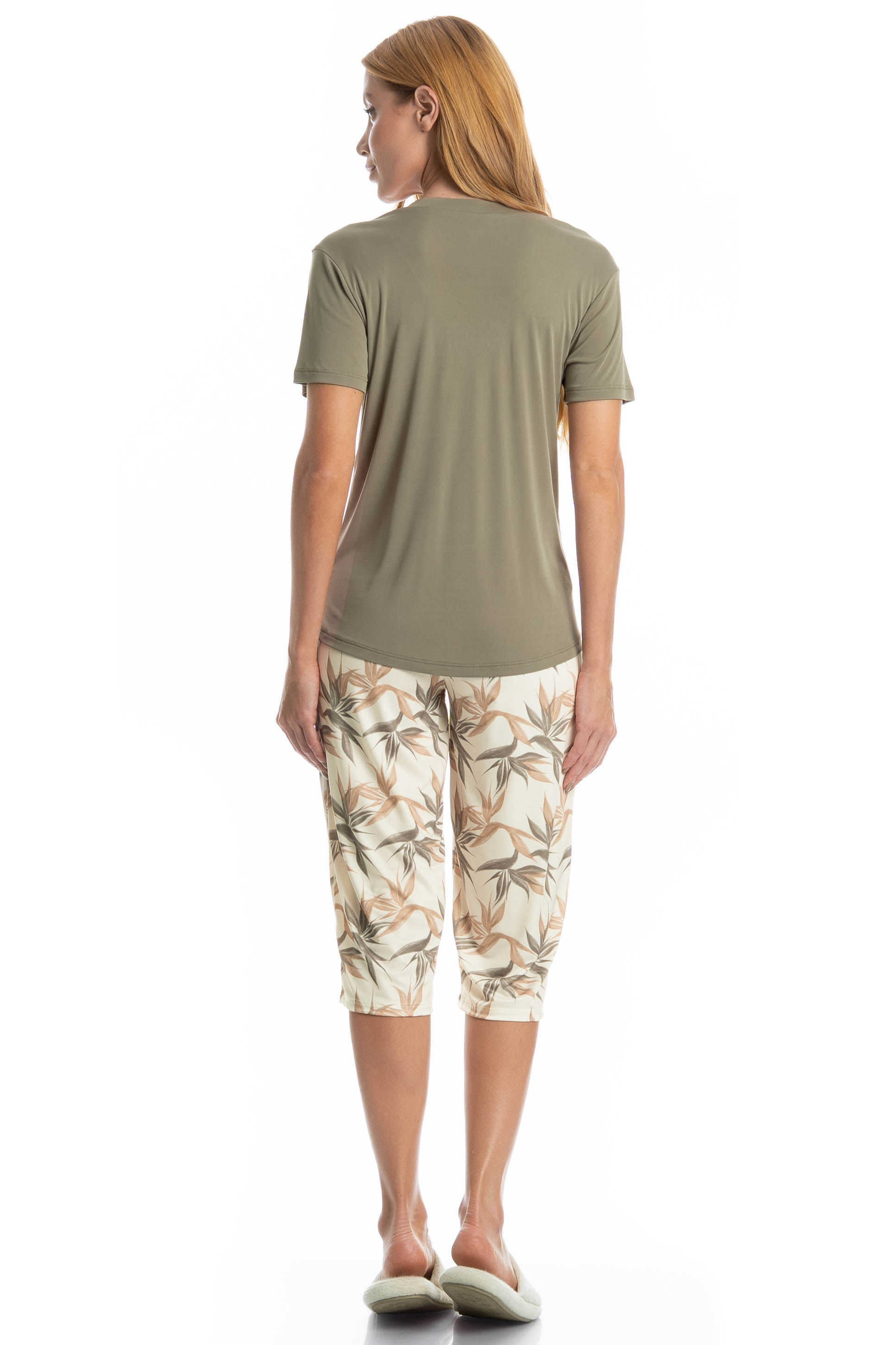 Pijama Feminino Pescador Rafaela Verde - Imagem 2