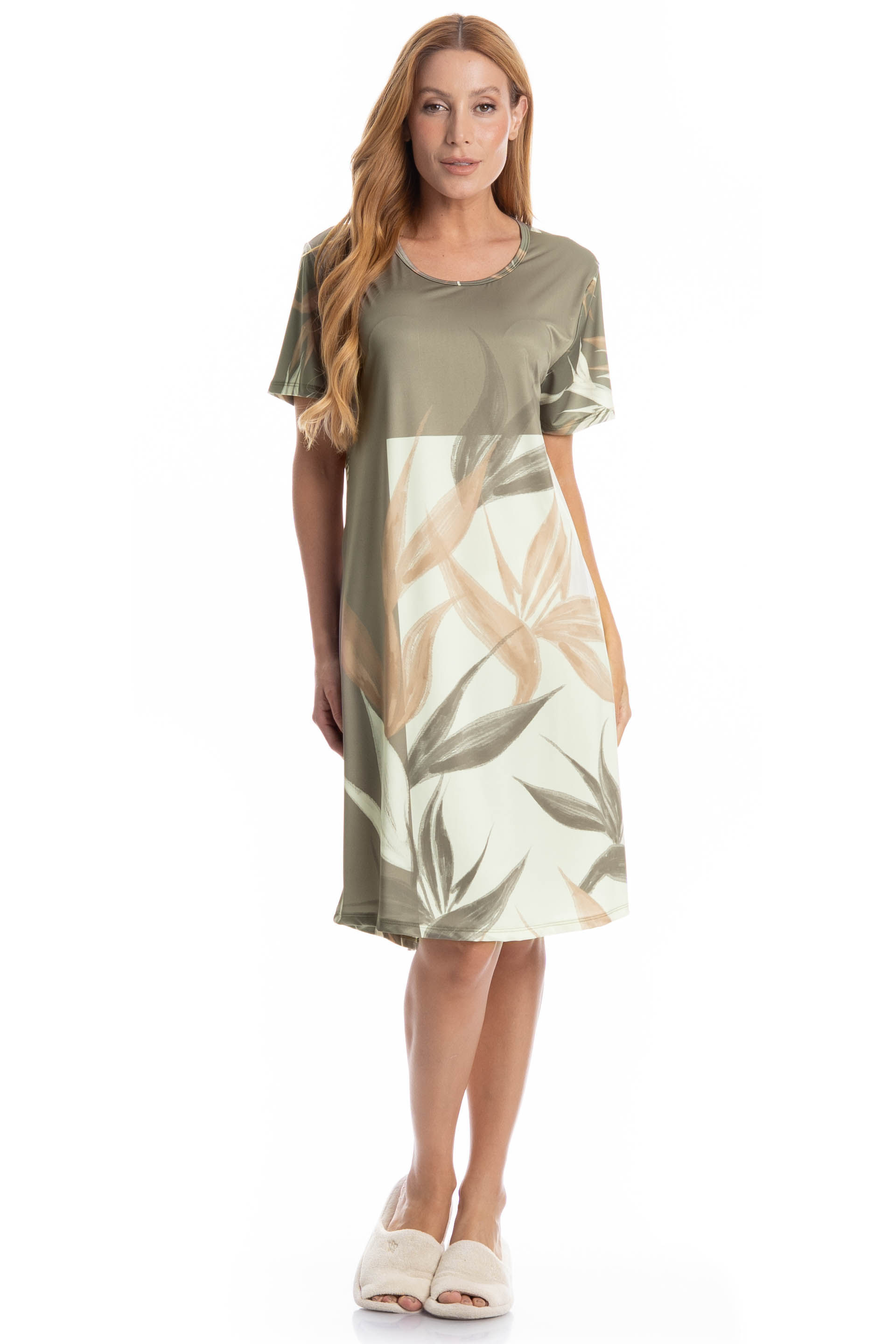 Camisão Médio Rafaela Verde - Imagem 1
