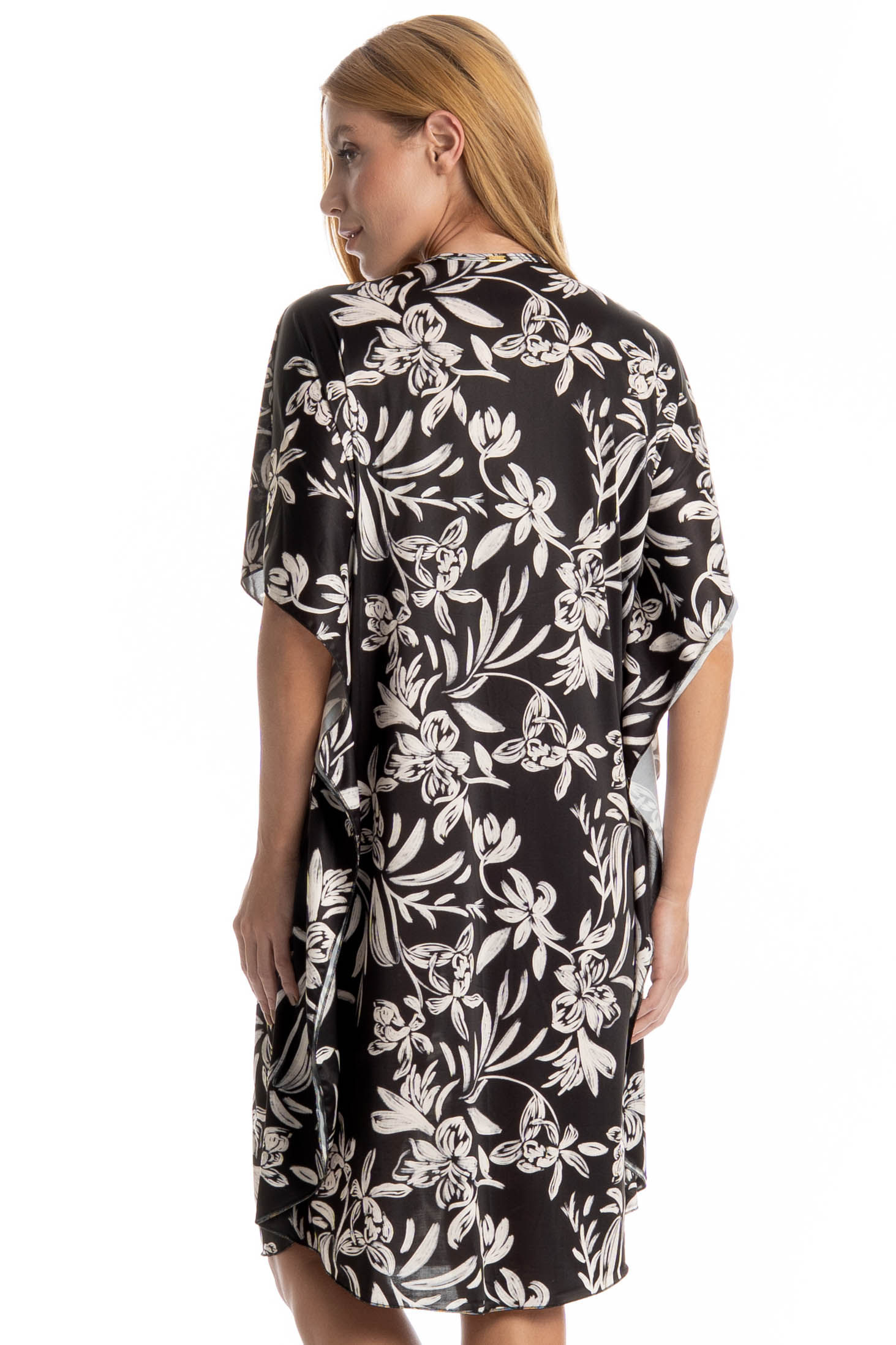 Kaftan Feminino Médio Mariana Preto - Imagem 2