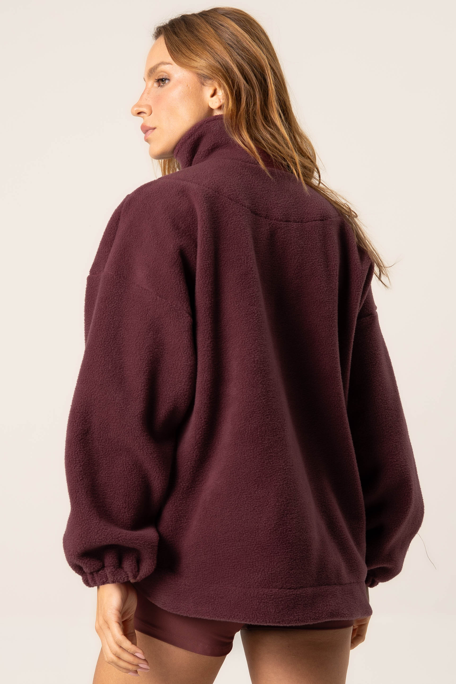 Blusão Thermal Com Zíper Elevate Vivame Vinho - Imagem 2