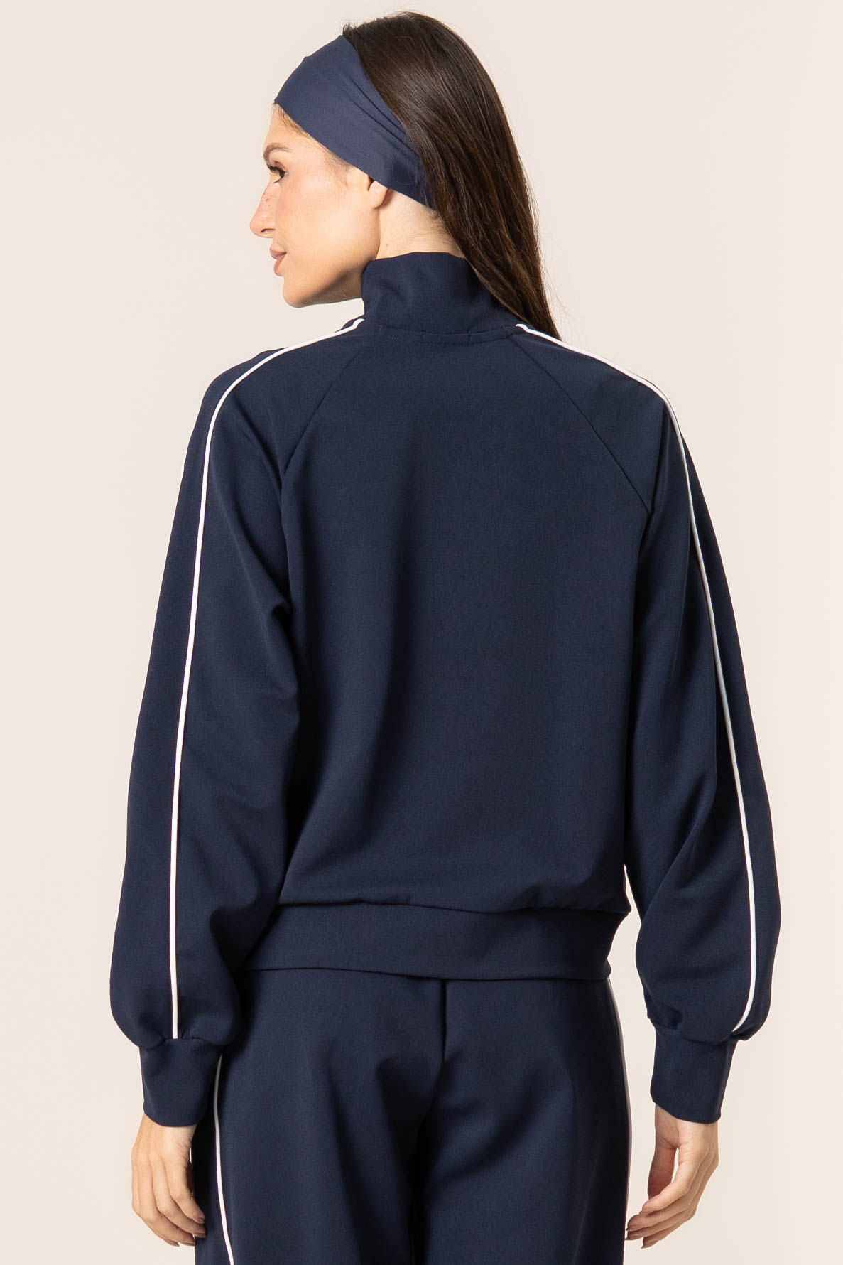 Jaqueta Com Bolsos Tess Vivame Azul-marinho - Imagem 2