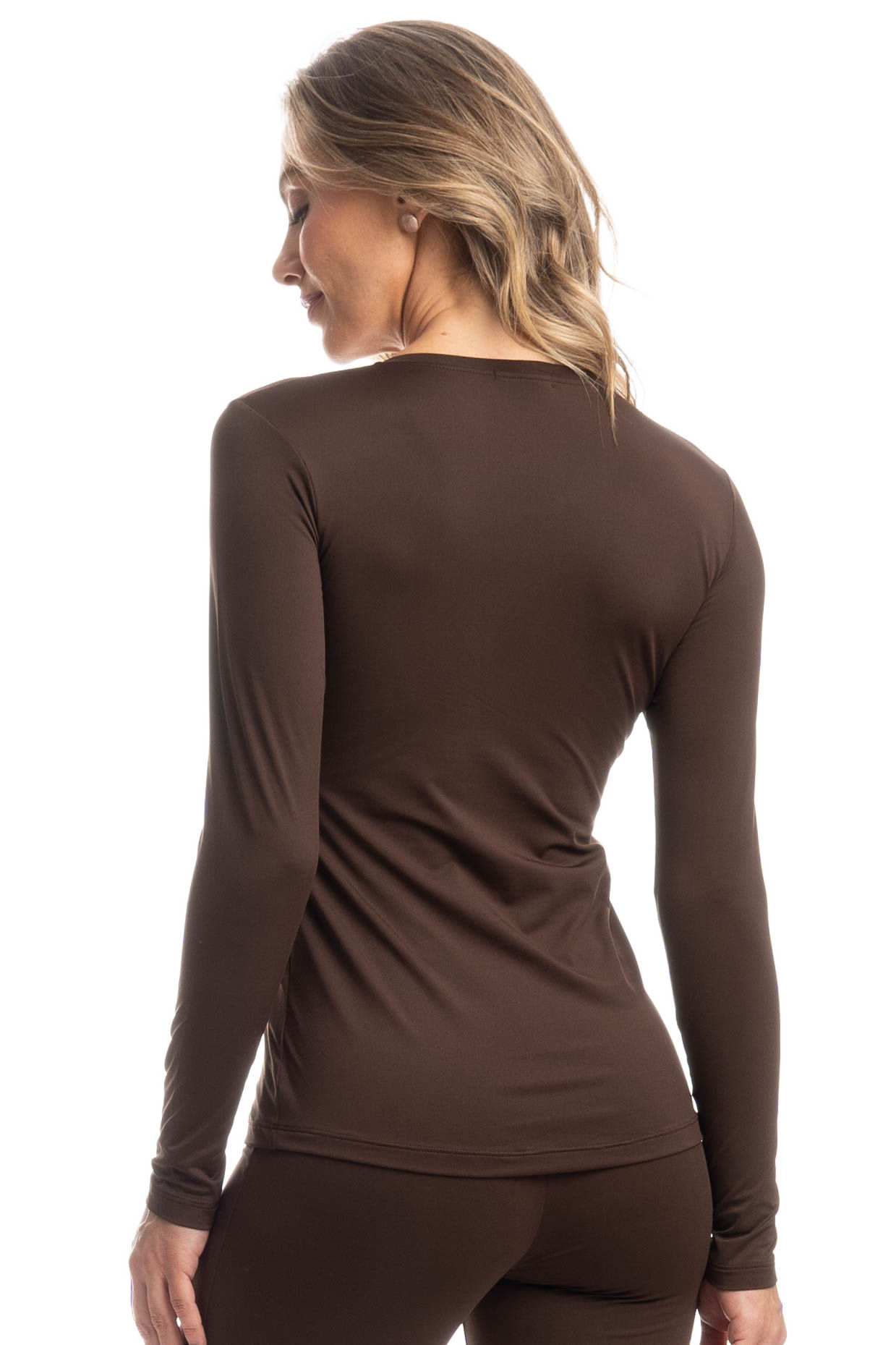 Blusa Feminina Thermo Marrom - Imagem 2