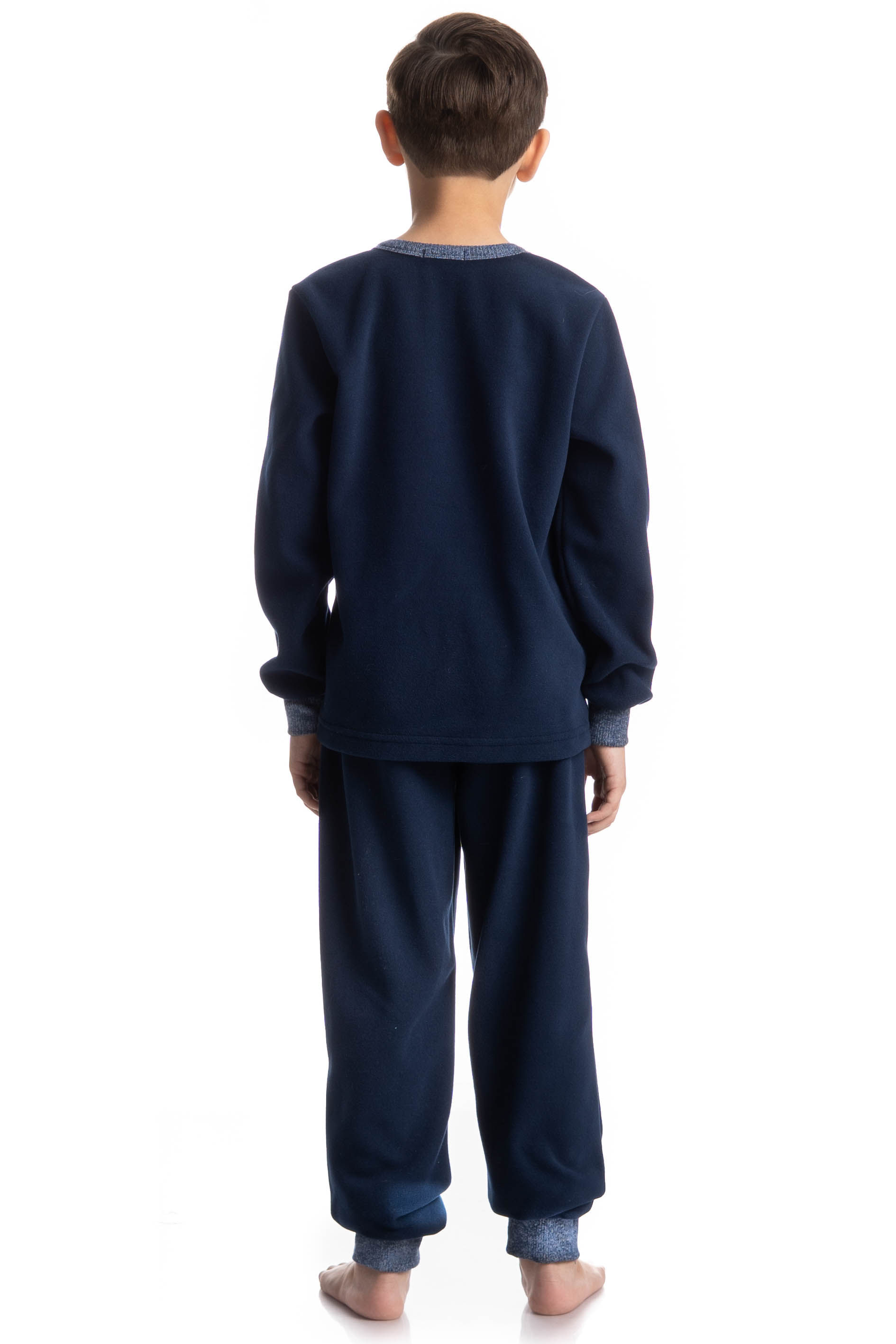 Pijama Longo Infantil Pedro Azul-marinho - Imagem 2