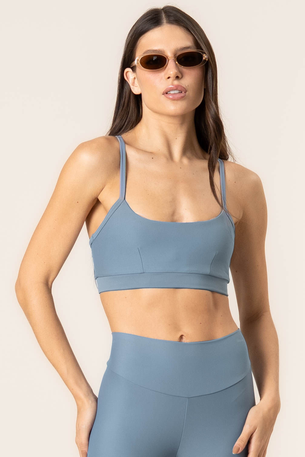 Top Nadador Alcinha Sprint Vivame Azul - Imagem 1