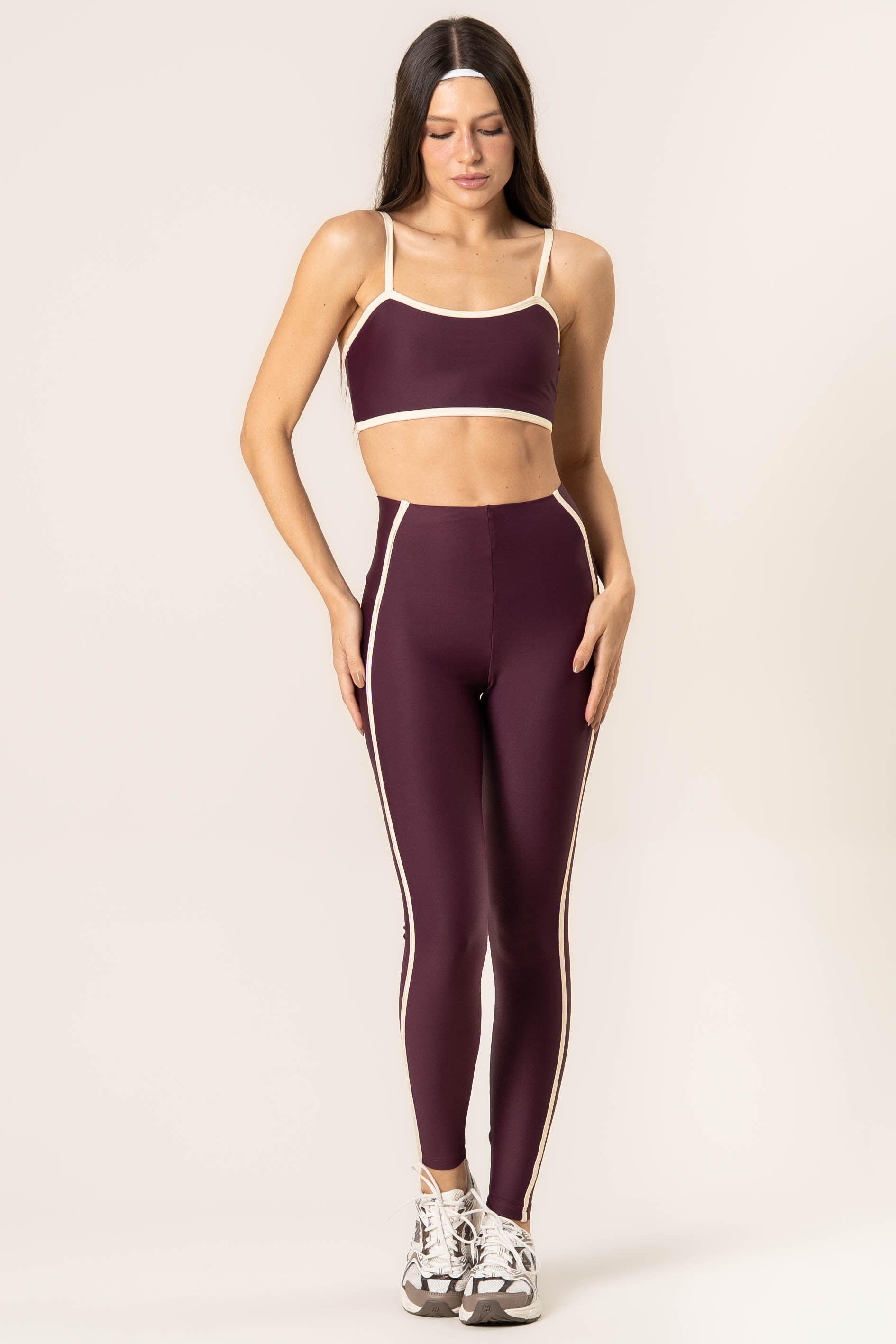 Calça Legging Invisible Slim Shape Curve Vivame Vermelho - Imagem 1