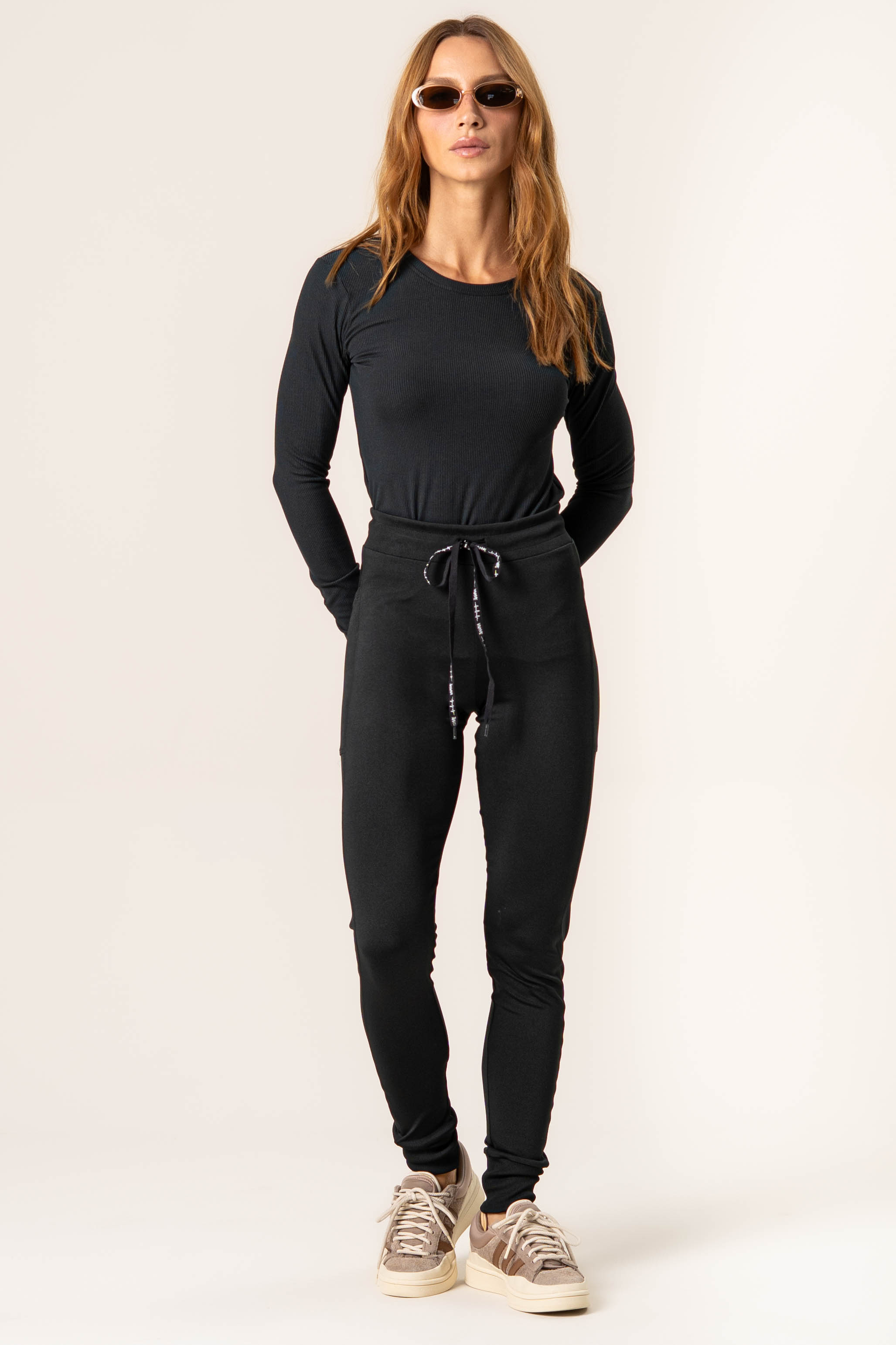 Calça Legging Com Bolsos Thermal Vivame Preto - Imagem 1