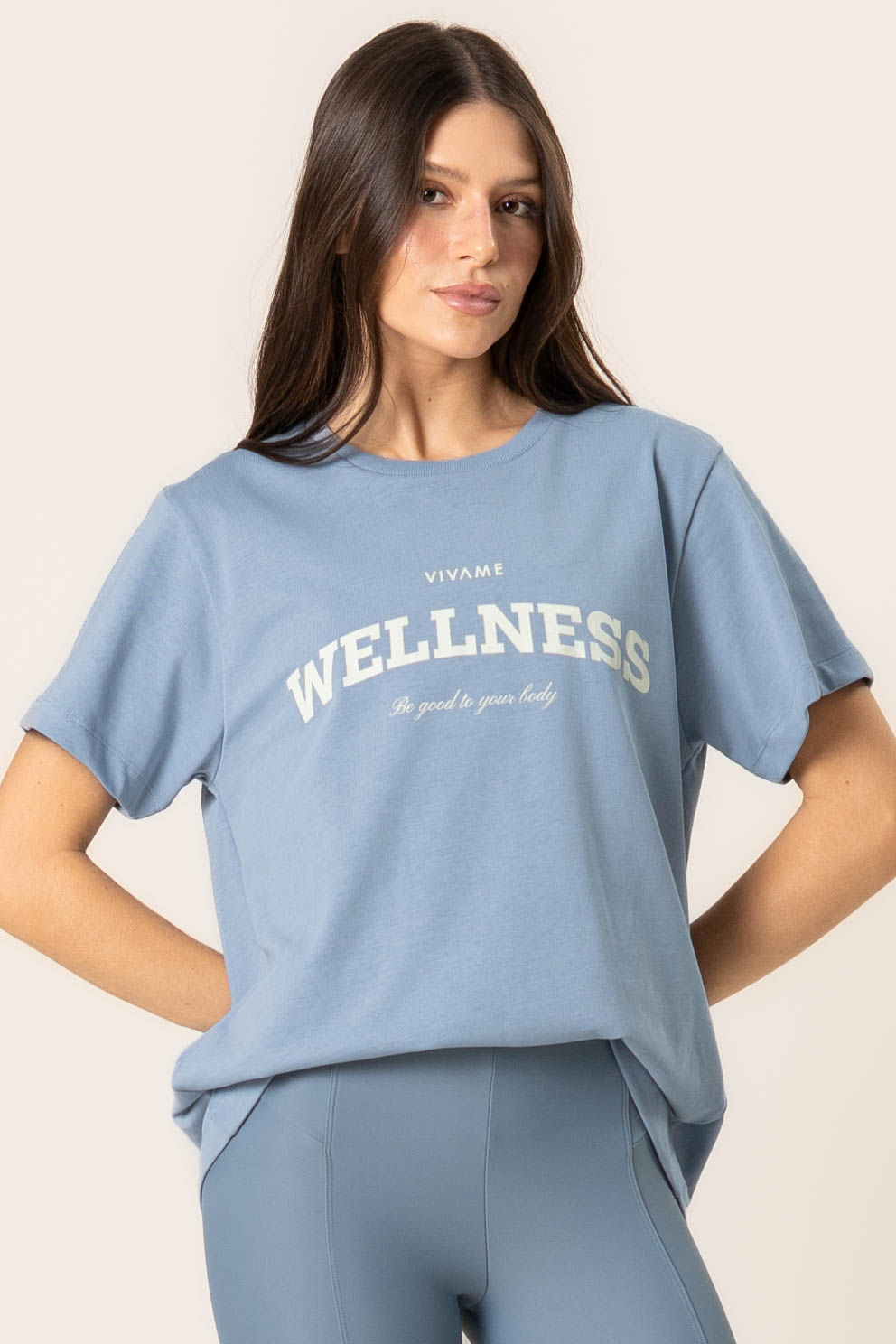 Camiseta Vivame Move Vivame Azul - Imagem 1