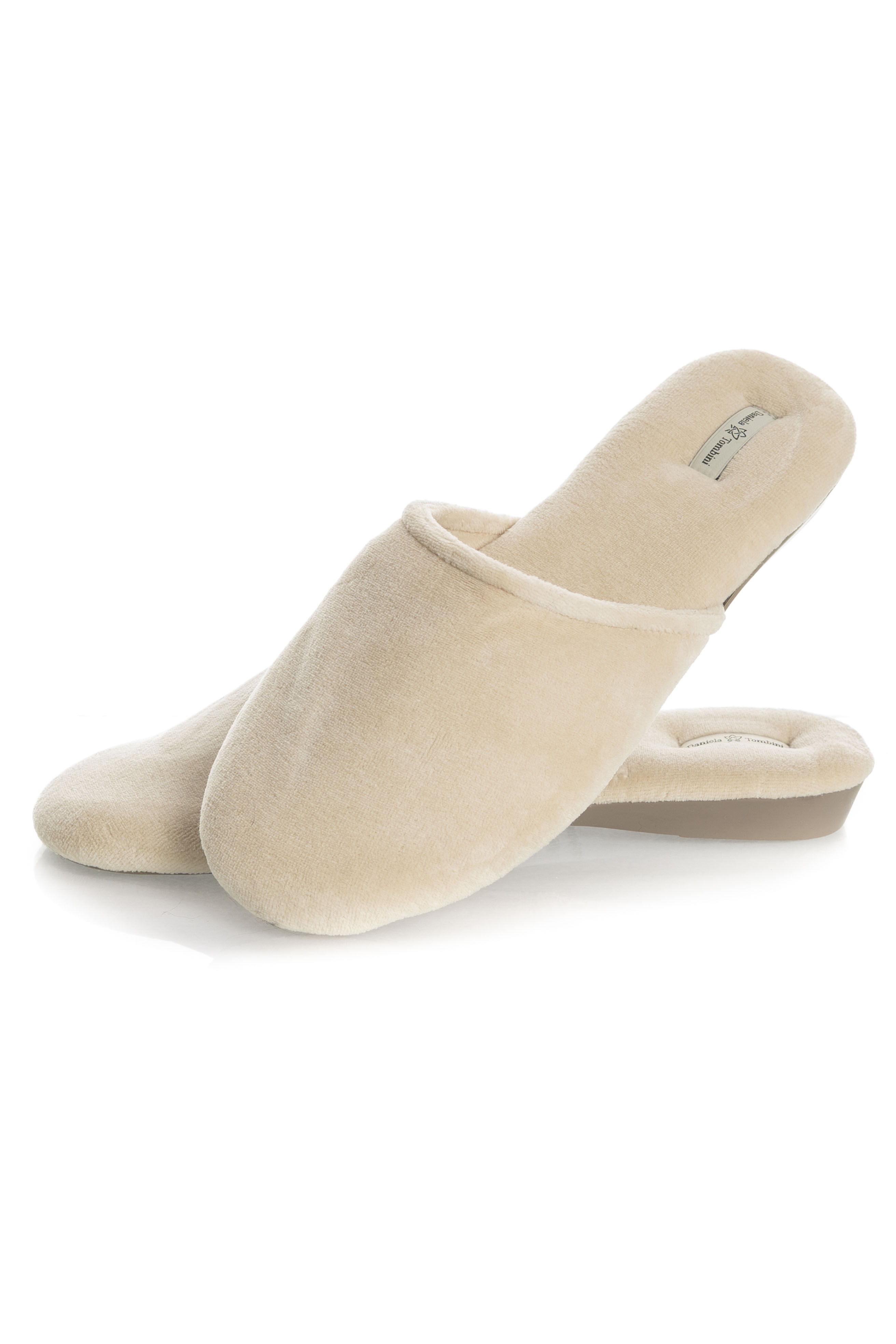 Chinelo Em Plush Bel Bege - Imagem 1