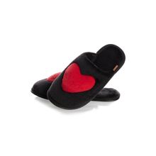 Chinelo Feminino Em Fleece Lovely Preto - Imagem 1