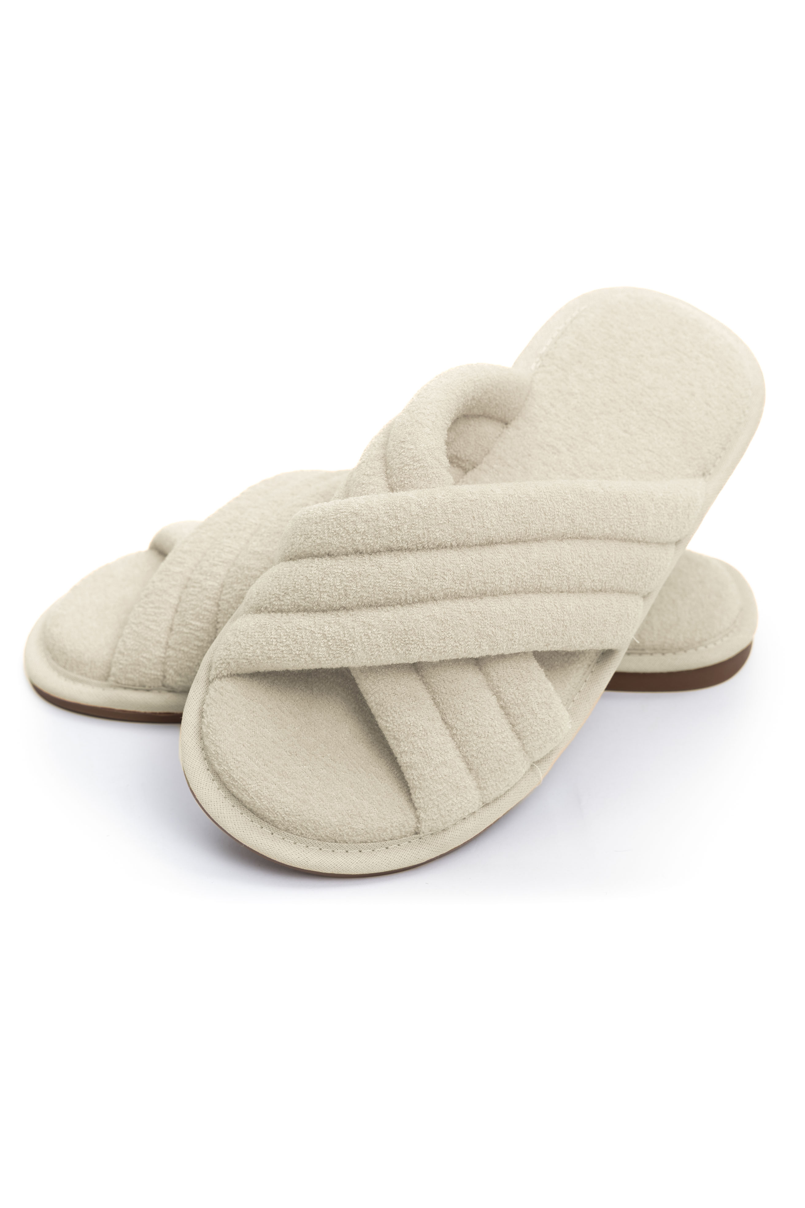 Chinelo Em Atoalhado Bia Branco - Imagem 1